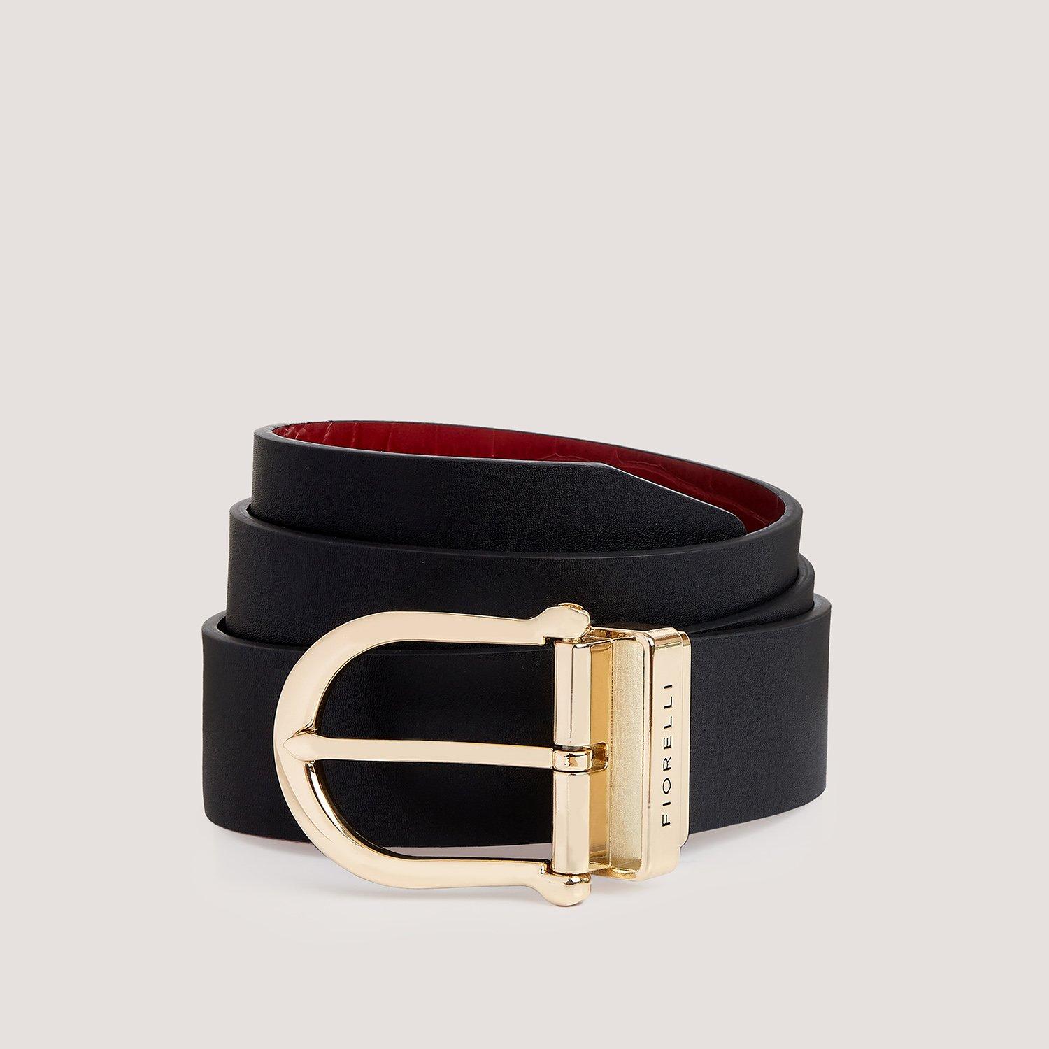 Deep Red - Fiorelli - Women's Faux Leather Belt - 5