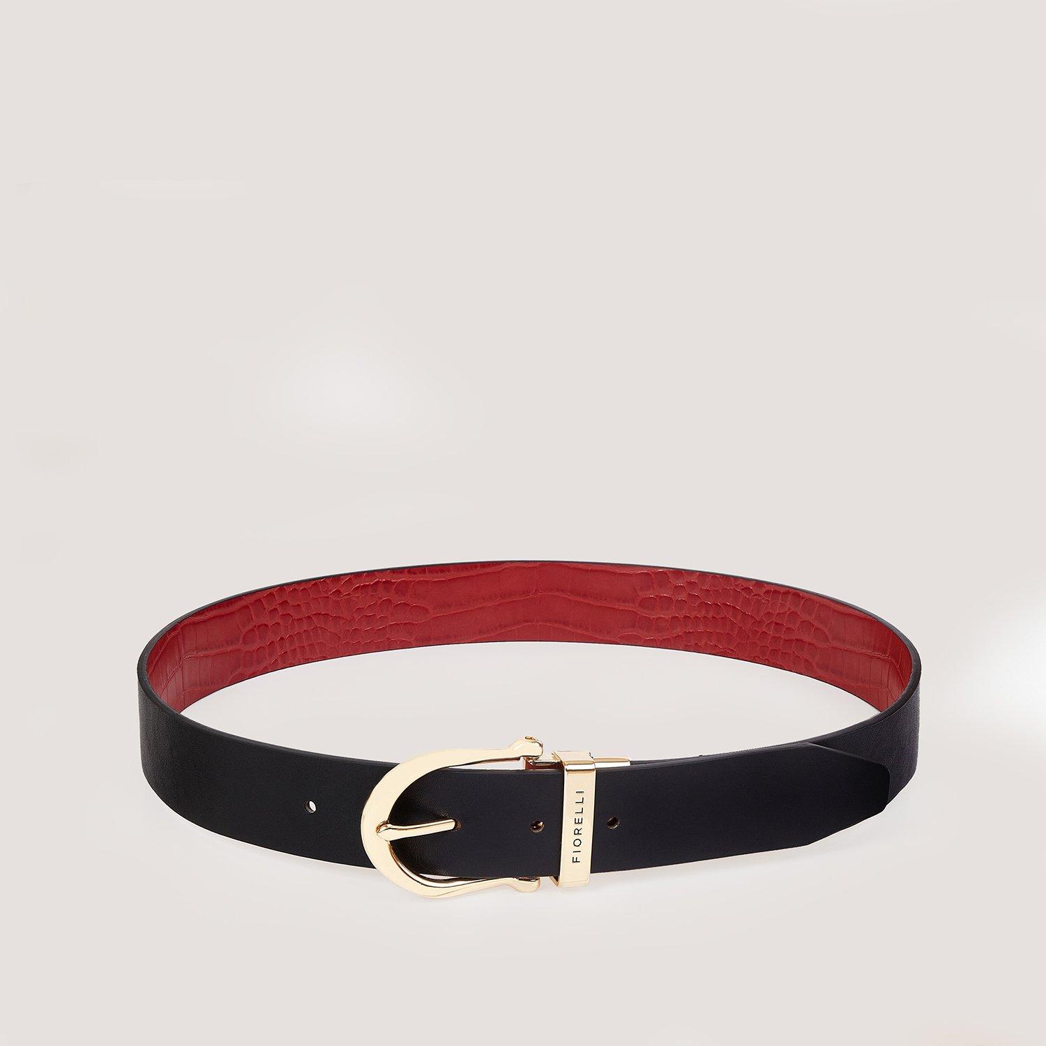 Deep Red - Fiorelli - Women's Faux Leather Belt - 6