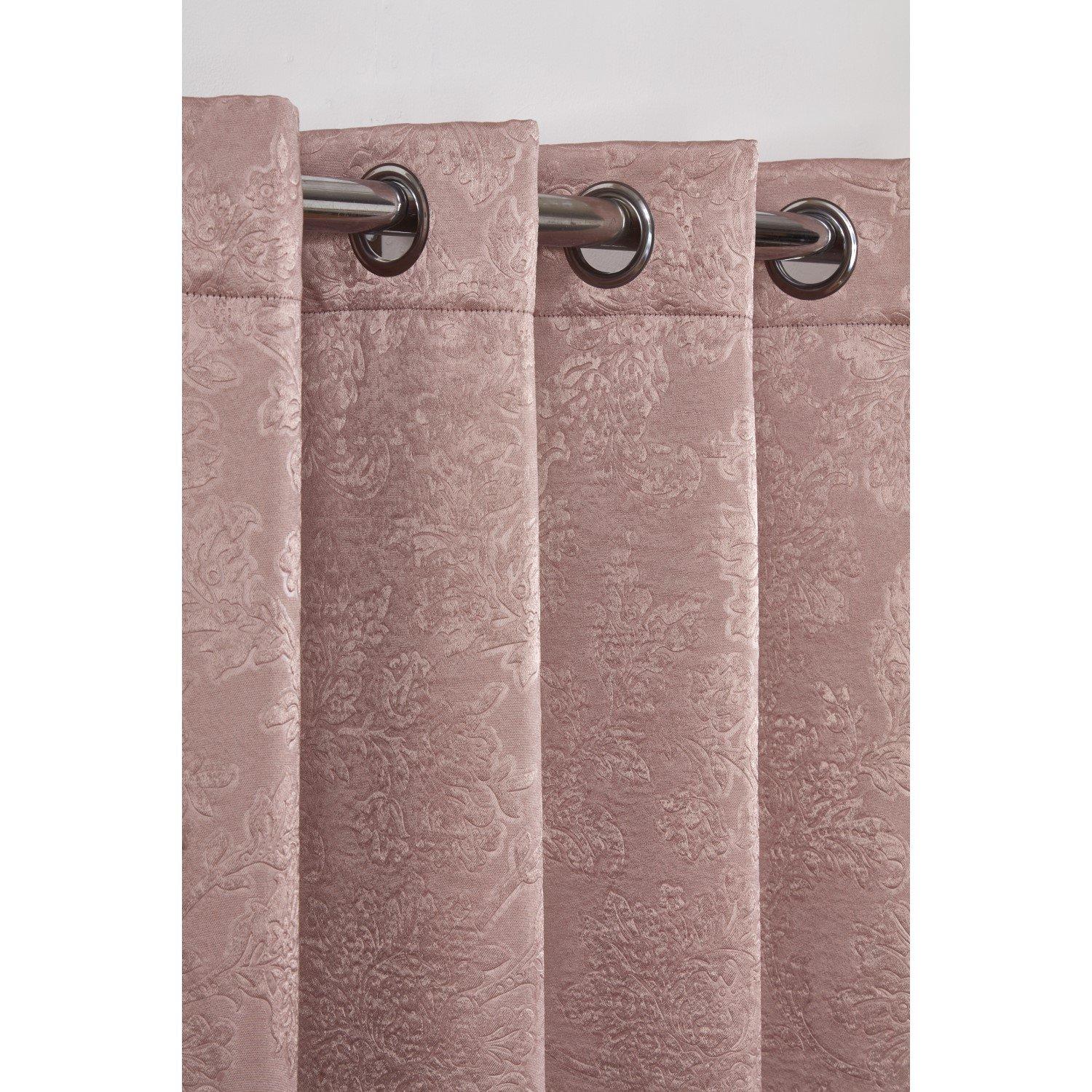 Blush - Emma Barclay - Regency - Woven Thermal Blackout Eyelet Curtains - 2