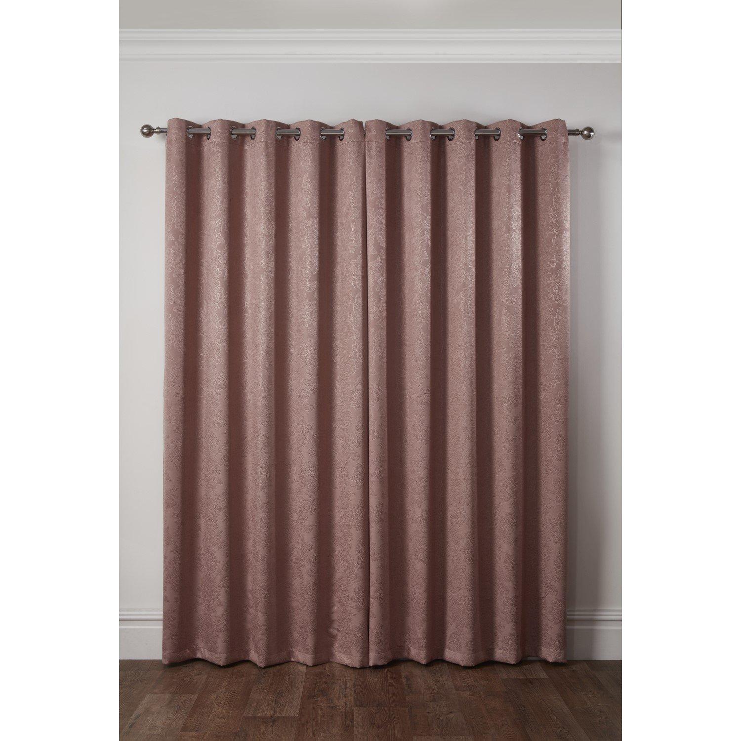 Blush - Emma Barclay - Regency - Woven Thermal Blackout Eyelet Curtains - 3