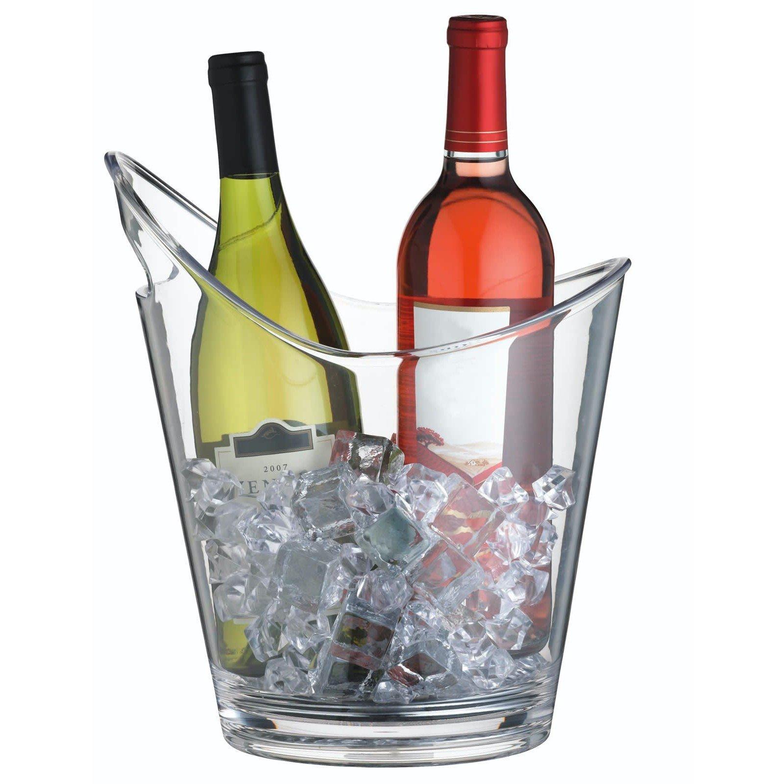 Transparent - BarCraft - Clear Acrylic Drinks Pail - Wine Cooler - 3