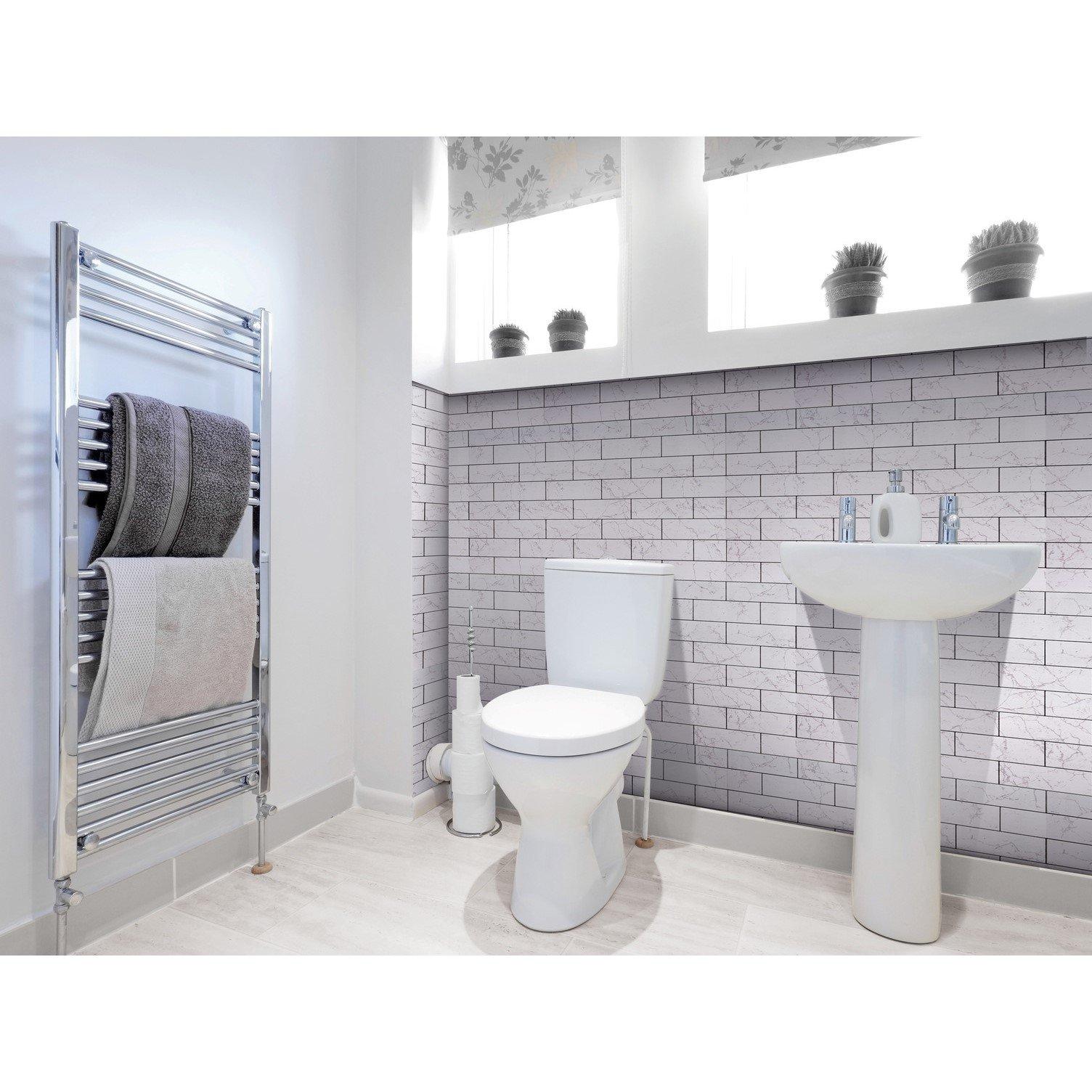 Grey - D C Fix - 3D Splashback Wallpaper Splendid Marble - 1