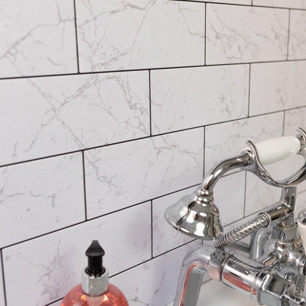 Grey - D C Fix - 3D Splashback Wallpaper Splendid Marble - 3