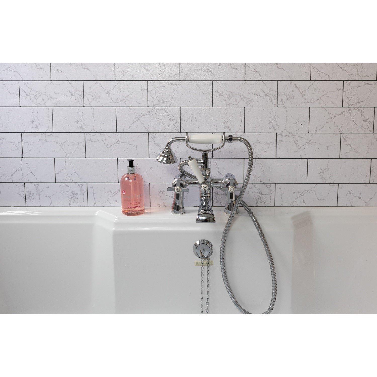 Grey - D C Fix - 3D Splashback Wallpaper Splendid Marble - 4