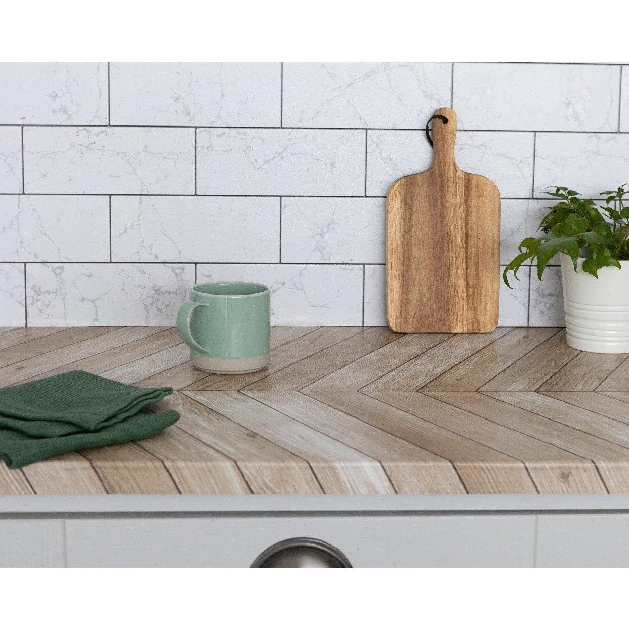 Grey - D C Fix - 3D Splashback Wallpaper Splendid Marble - 5