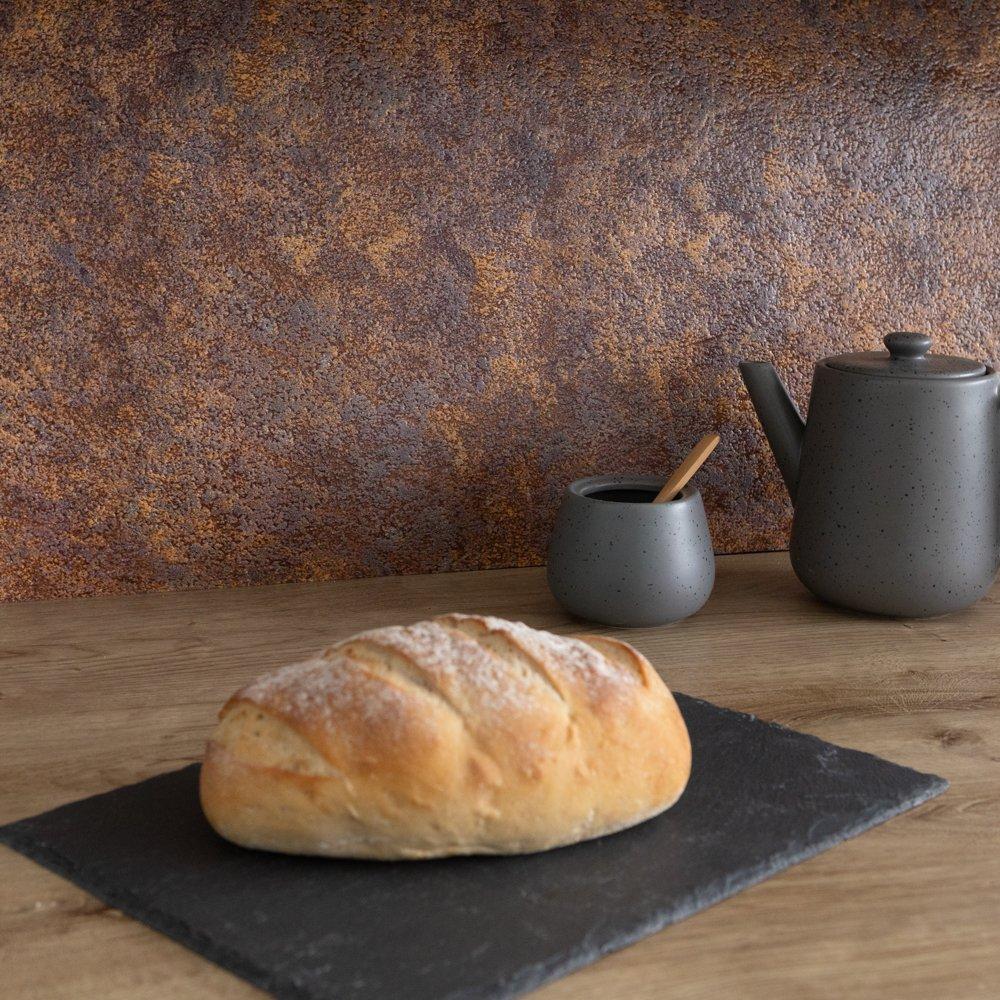 Brown - D C Fix - 3D Splashback Wallpaper Rusty Stone - 4