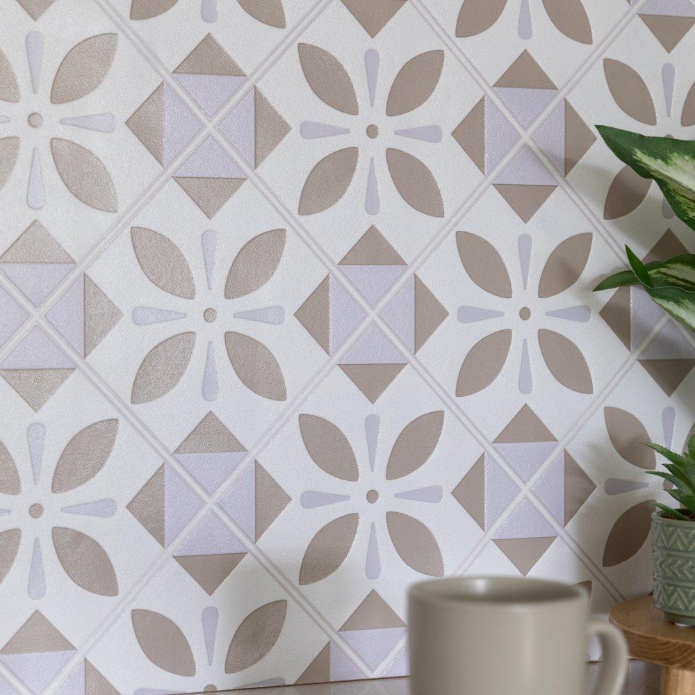 Beige - D C Fix - 3D Splashback Wallpaper Oriental Element - 4