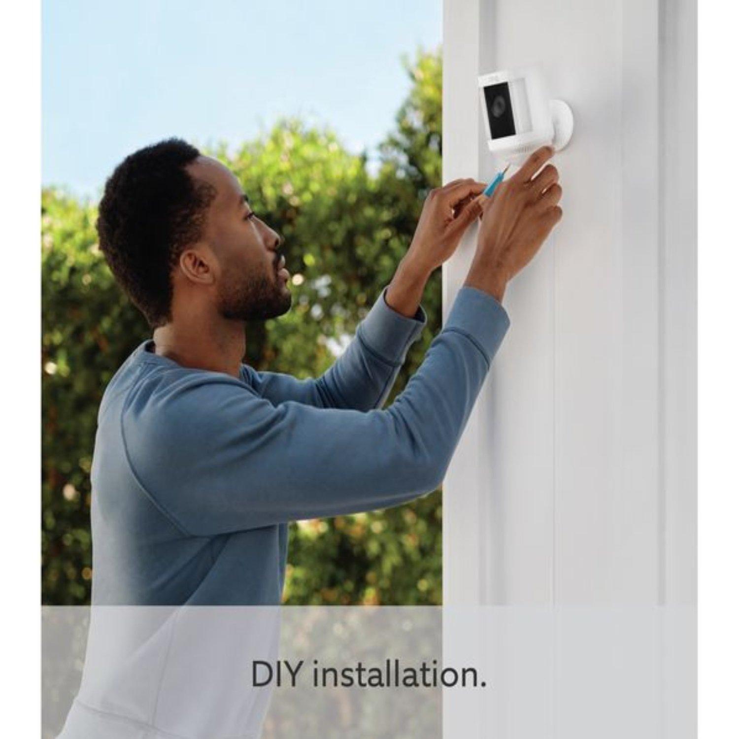 White - Ring - RING Spotlight Cam Plus Full HD 1080p - Battery - 2