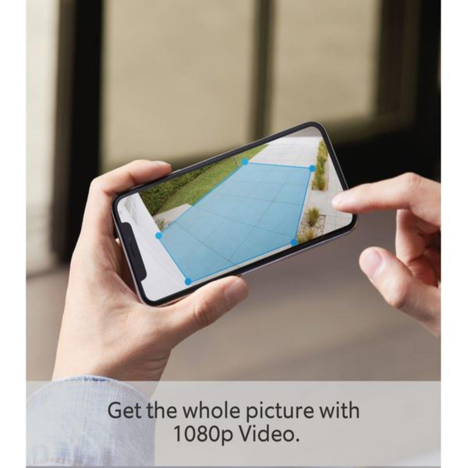 White - Ring - RING Spotlight Cam Plus Full HD 1080p - Battery - 4