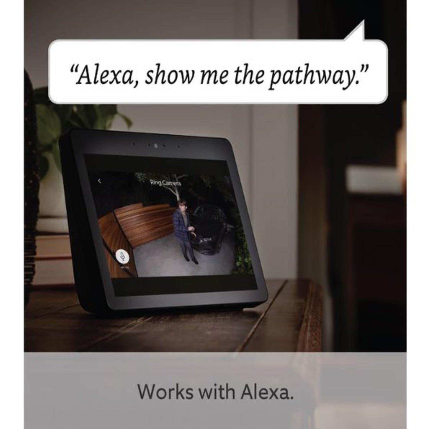 Black - Ring - RING Spotlight Cam Plus Full HD 1080p - Battery - 4