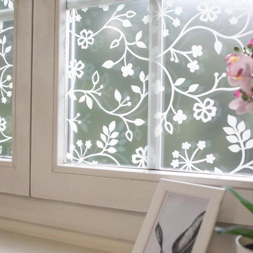 Clear/White - D C Fix - dc fix Tord Static Cling Window Film - 3