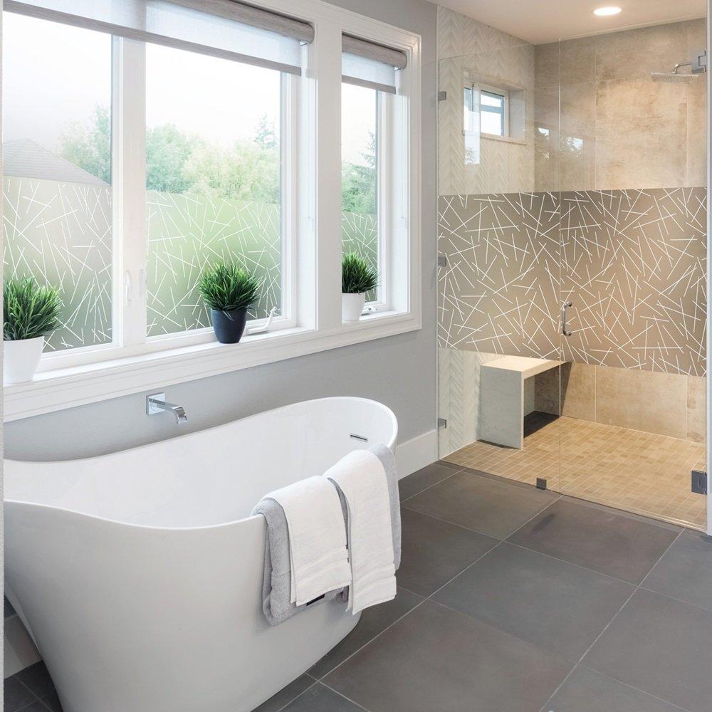 Frost - D C Fix - dc fix Mikado Static Cling Window Film - 5