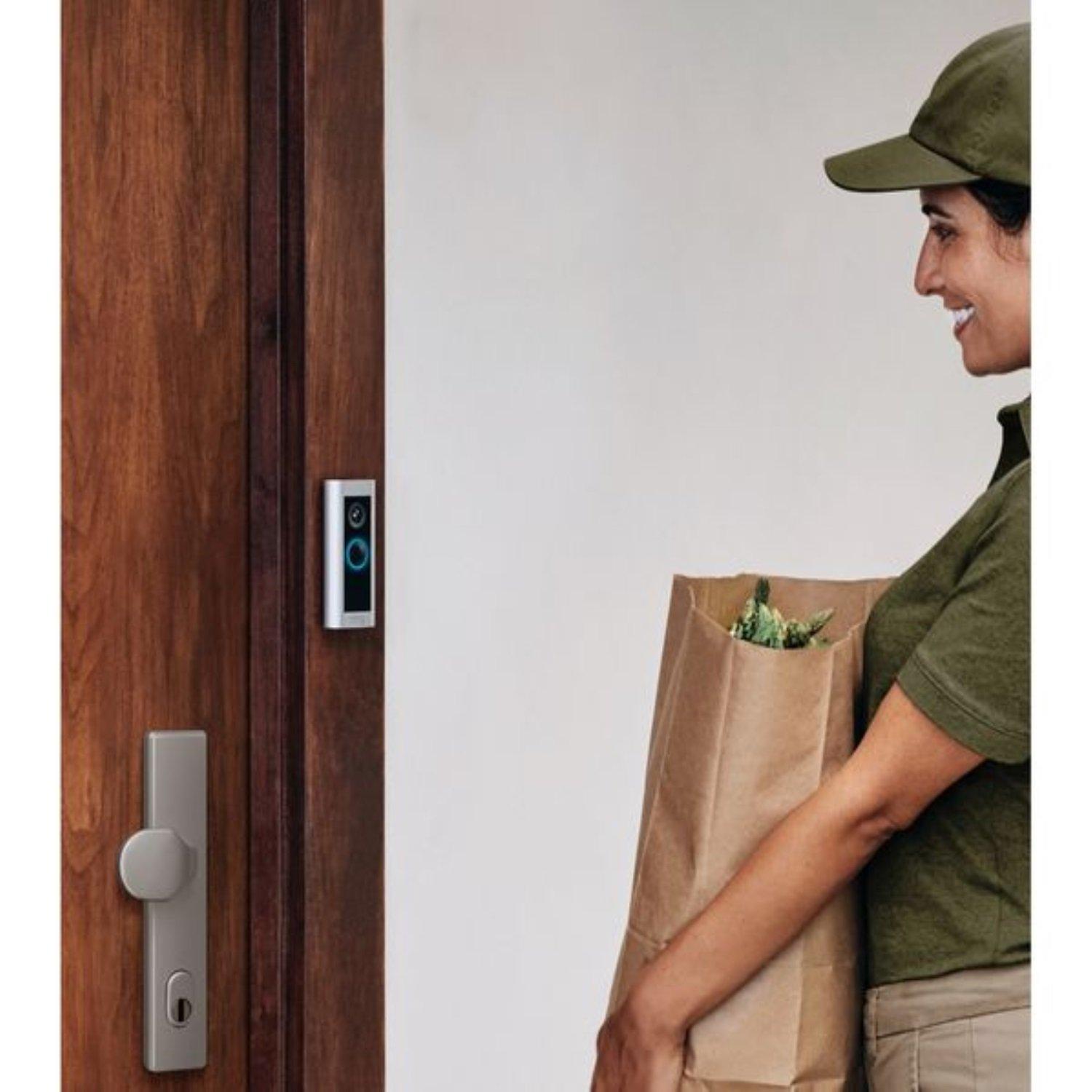 White - Ring - RING Video Doorbell Pro 2 with Plug-In Adapter - 3