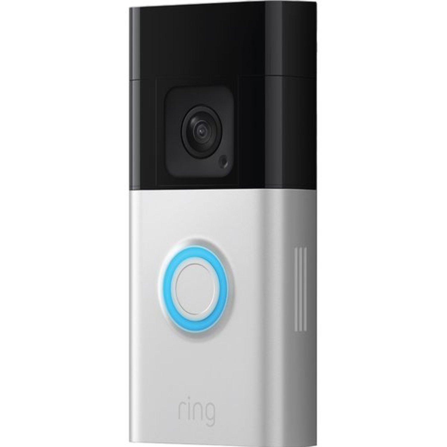 Silver - Ring - RING Battery Video Doorbell Plus - 1
