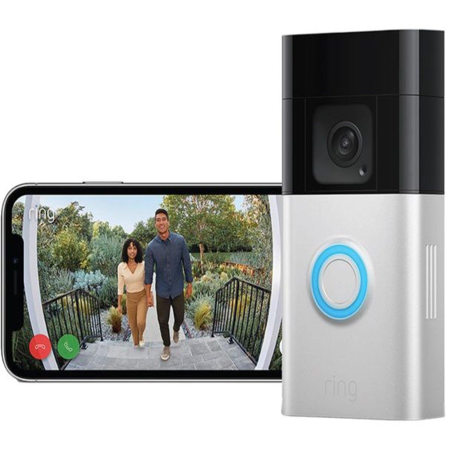 Silver - Ring - RING Battery Video Doorbell Plus - 3