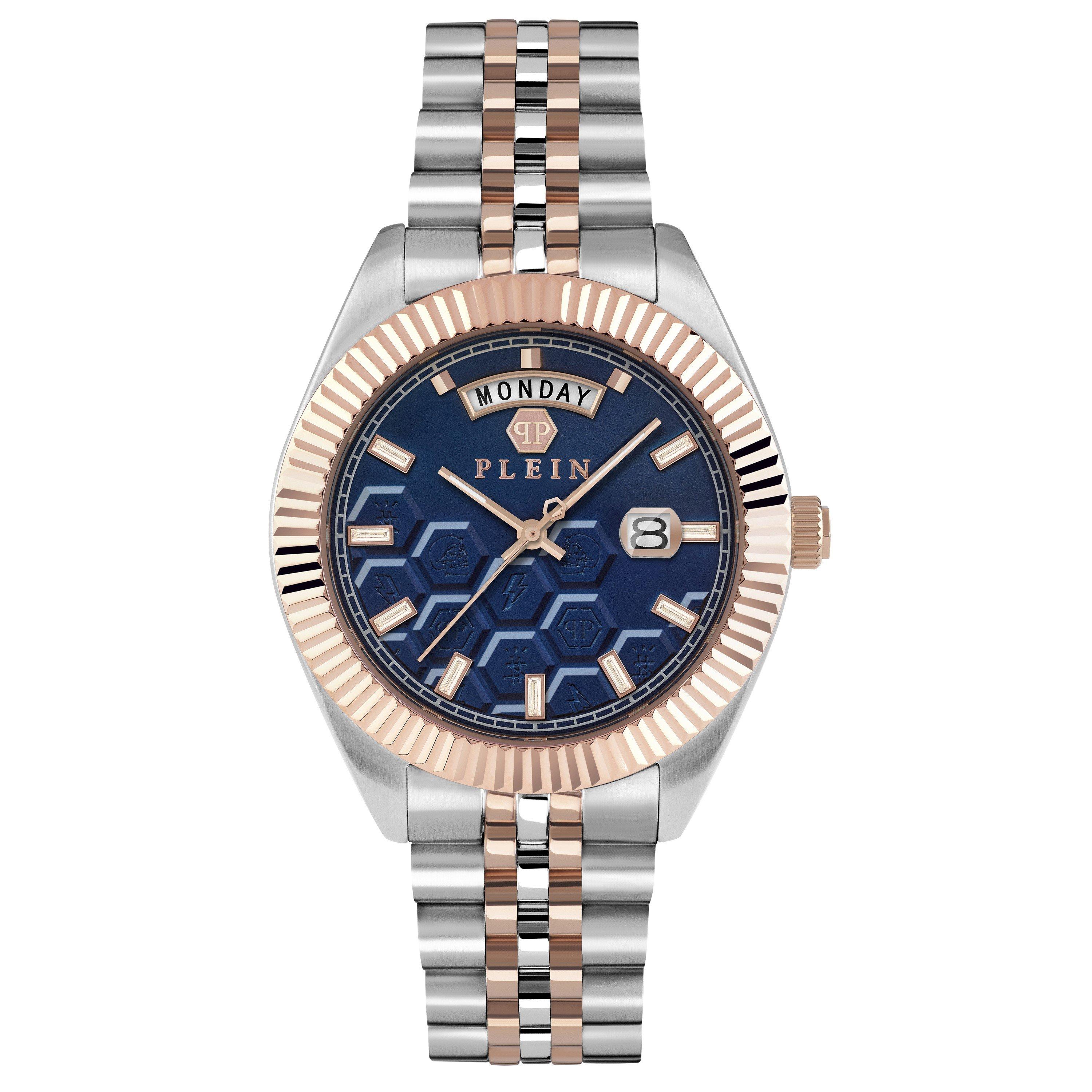 Gold/Blue - Philipp Plein - Date Superlative 42mm - 1