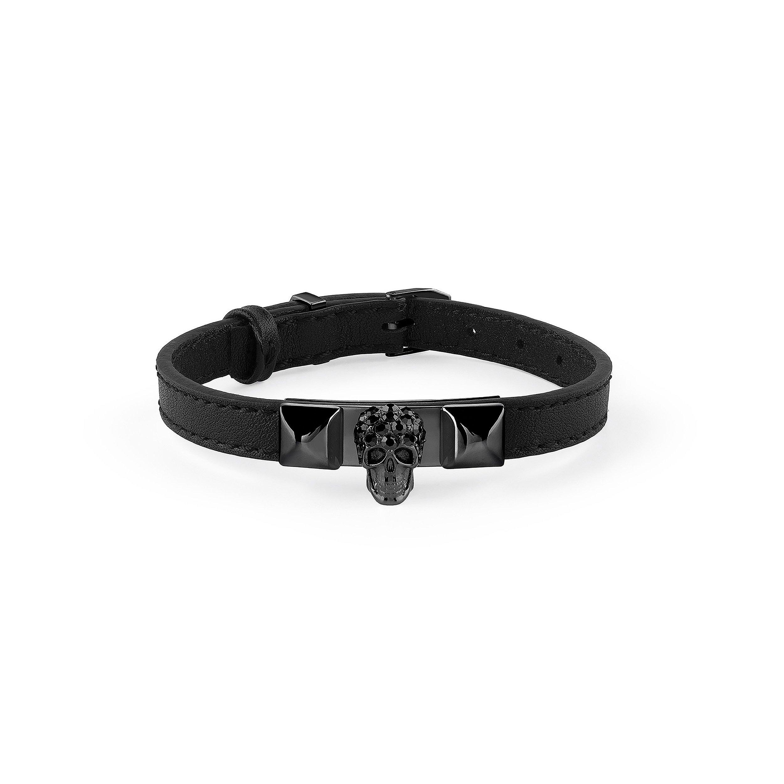Philipp Plein  Skull Bracelet - Black