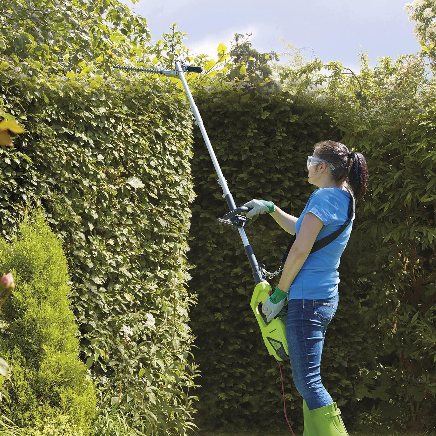 Green - Garden Gear - Garden Gear - 900W Extendable Hedge Trimmer - 2