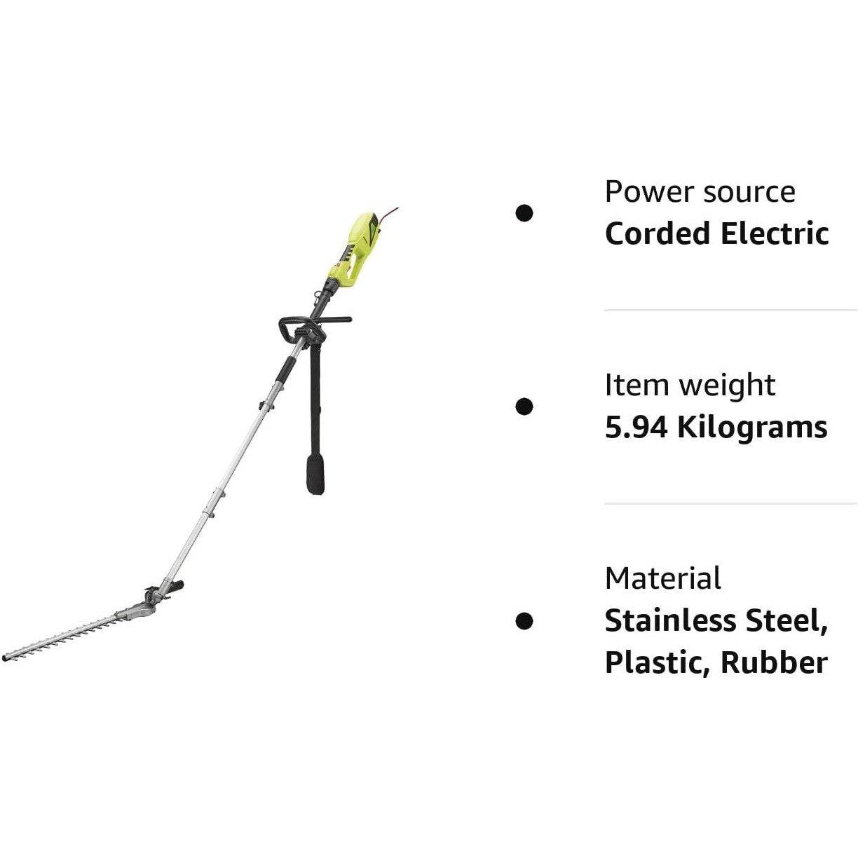 Green - Garden Gear - Garden Gear - 900W Extendable Hedge Trimmer - 6