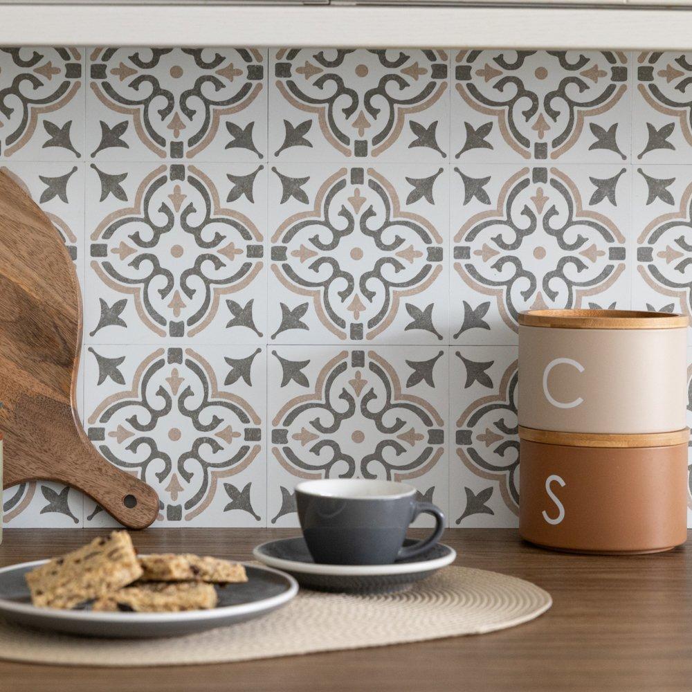 Natural - D C Fix - Self Adhesive Vinyl Wall Tiles Jamila Natural - 1