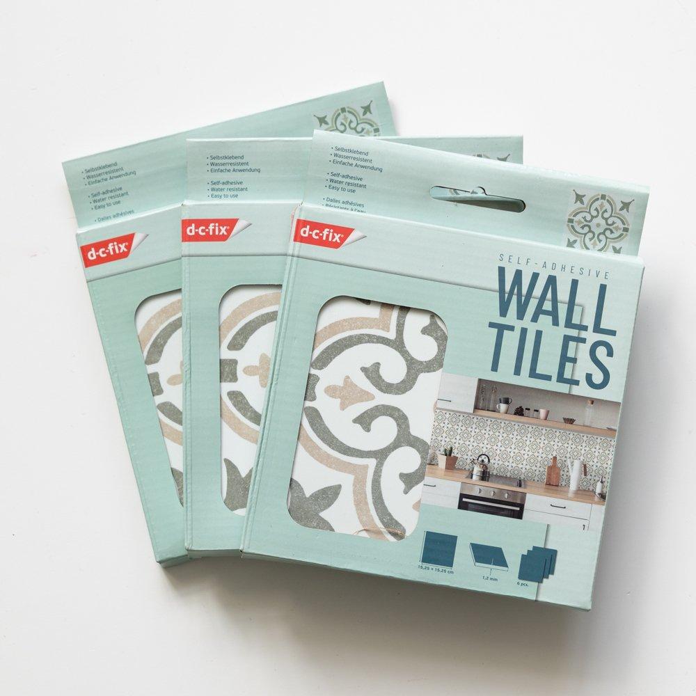 Natural - D C Fix - Self Adhesive Vinyl Wall Tiles Jamila Natural - 2