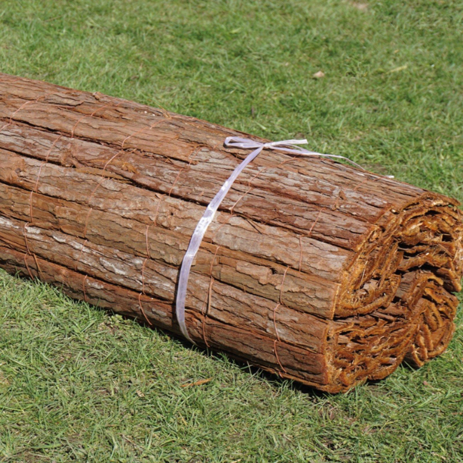 Brown - Garden Gear - Garden Gear Bark Screen Roll - 3