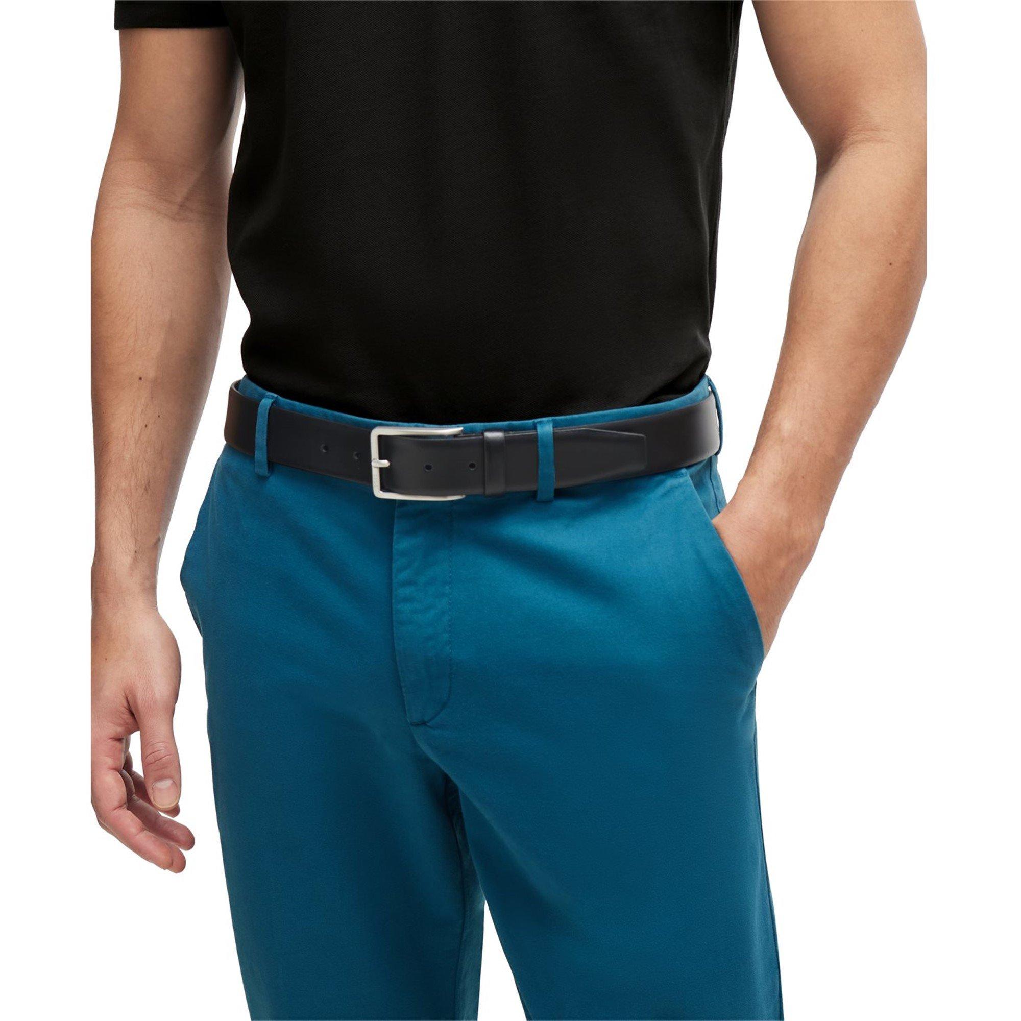 Black 001 - Boss - Men's Erman Leather Belt - 2