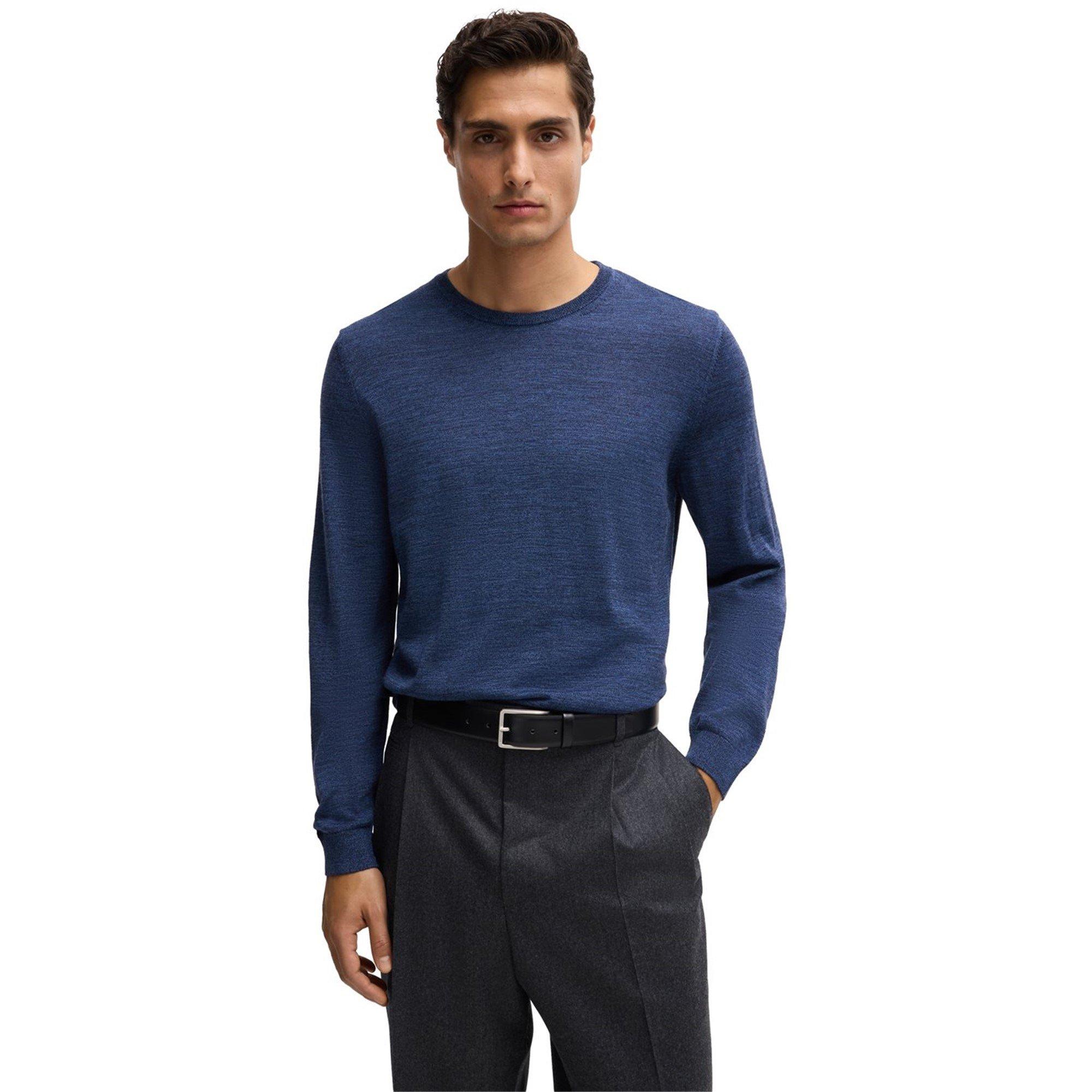 Black 001 - Boss - Men's Erman Leather Belt - 5