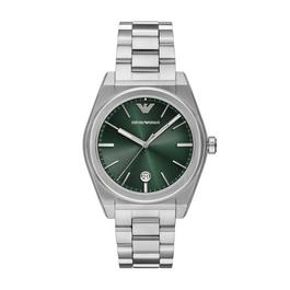 Emporio Armani Three Hand Date Stainless Steel Watch