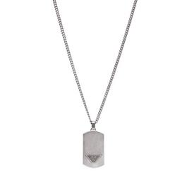 Emporio Armani Stainless Steel Dog Tag Necklace