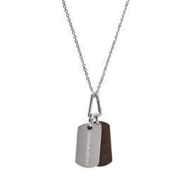 Emporio Armani Stainless Steel Dog Tag Necklace