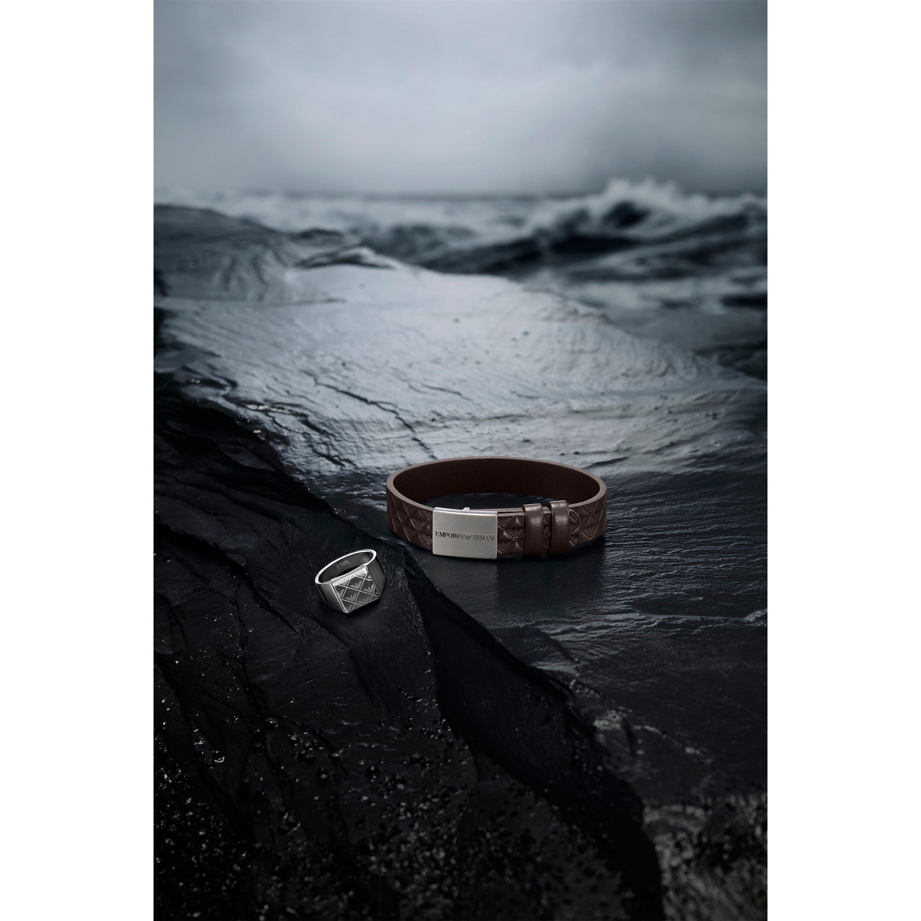 Brown - Emporio Armani - Emporio Armani Bracelet - 3