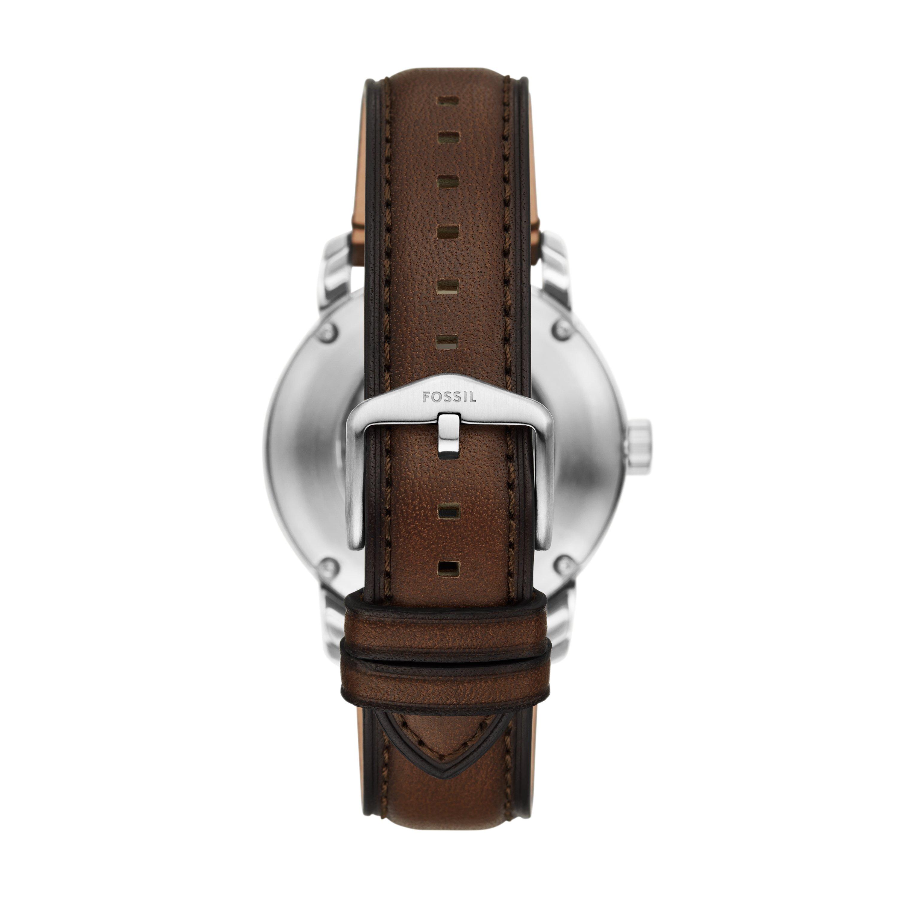 Brown - Fossil - Fossil Heritage Automatic Watch - 4