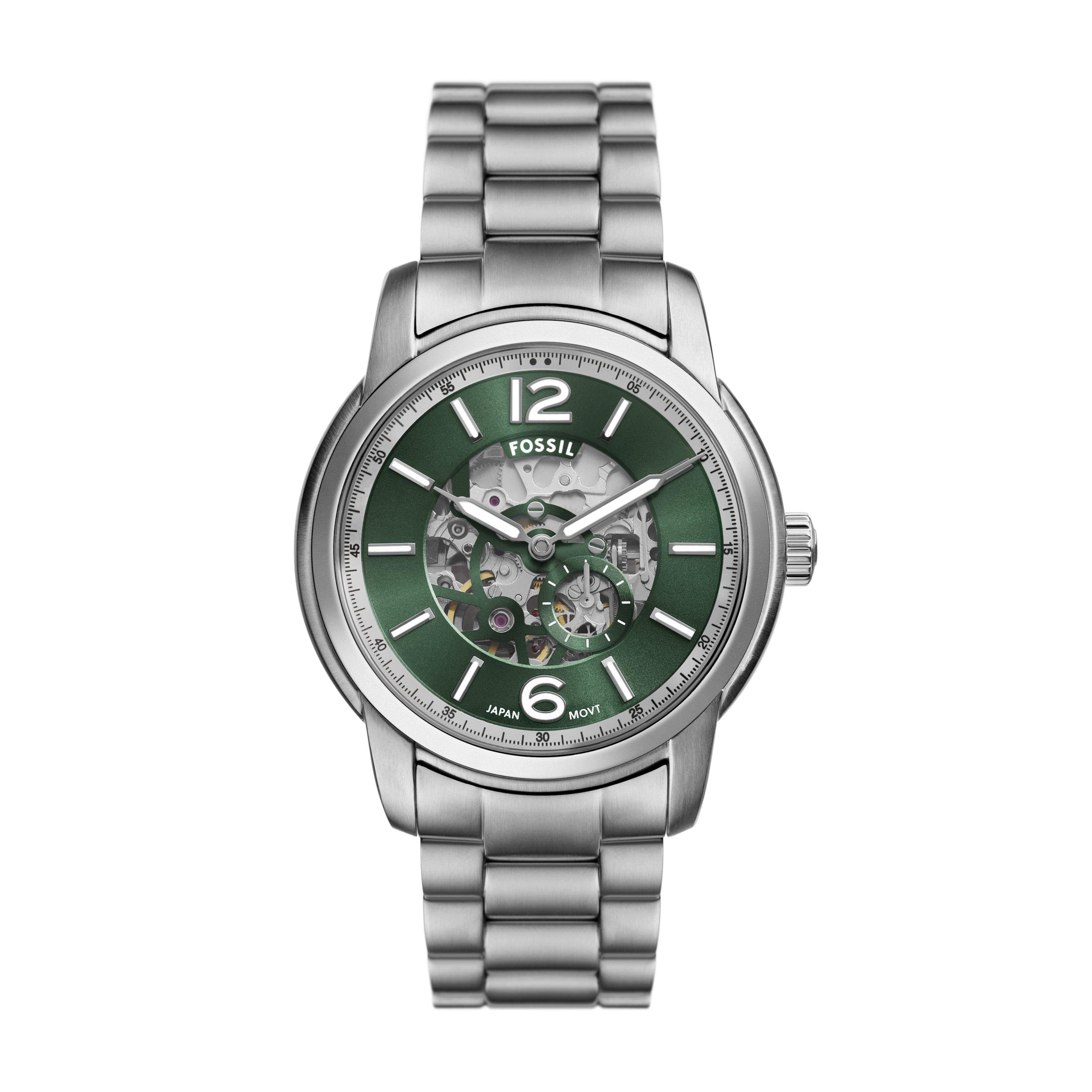 Silver - Fossil - Heritage Automatic Watch - 1