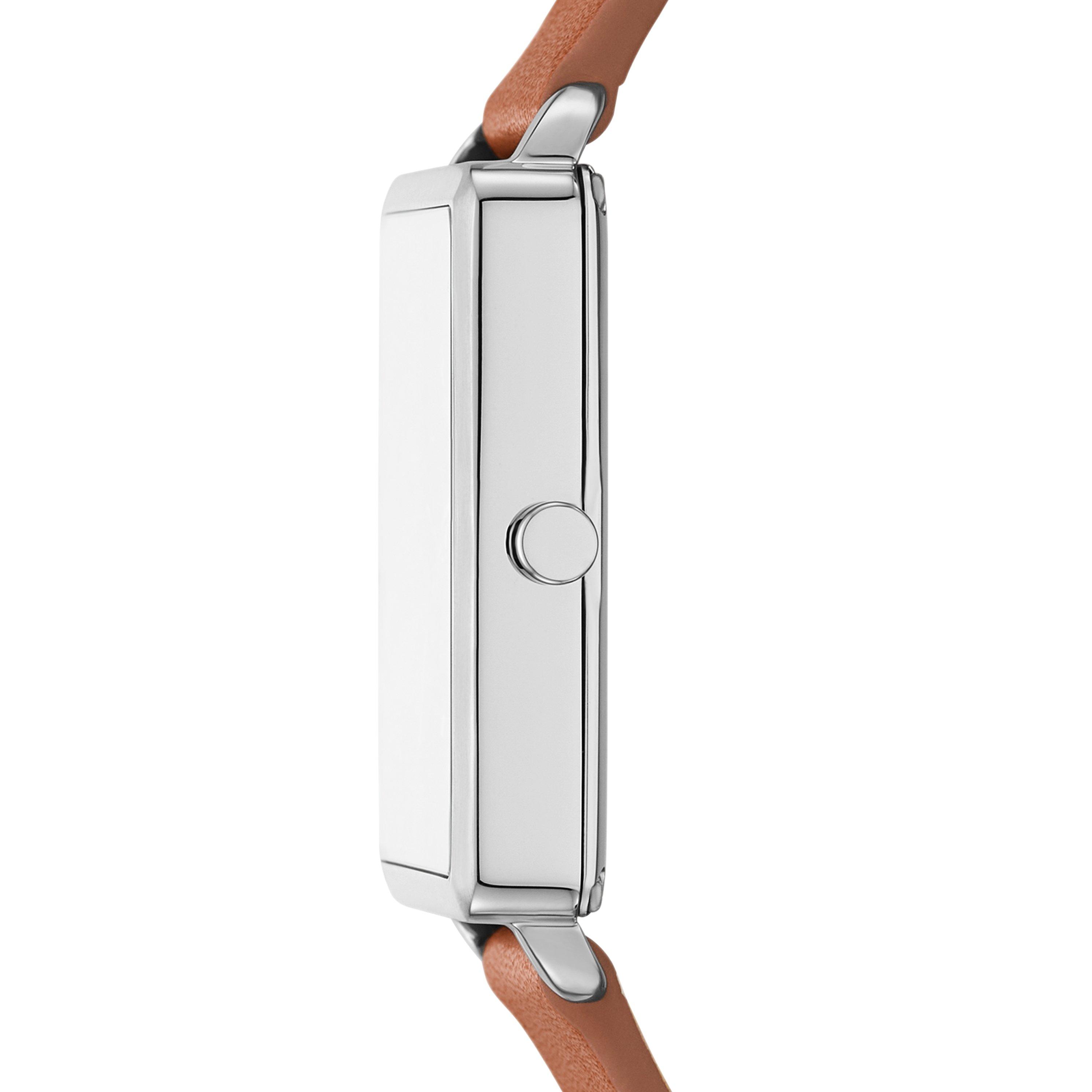 Brown - Skagen - Skagen Men's Hagen Three-Hand Brown Leather Watch - 3