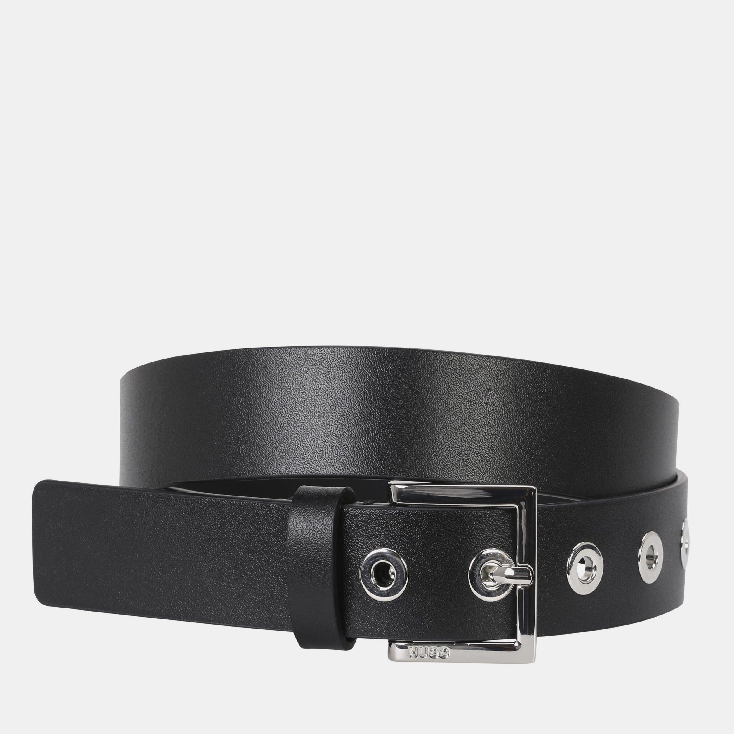 Black - Hugo - Women's Amelia Faux Leather Belt