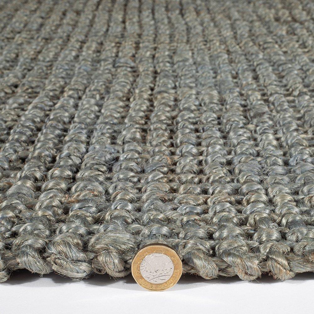 Grey - Esselle - Whitefield Handwoven Boucle 120x170cm Grey Rug - 2