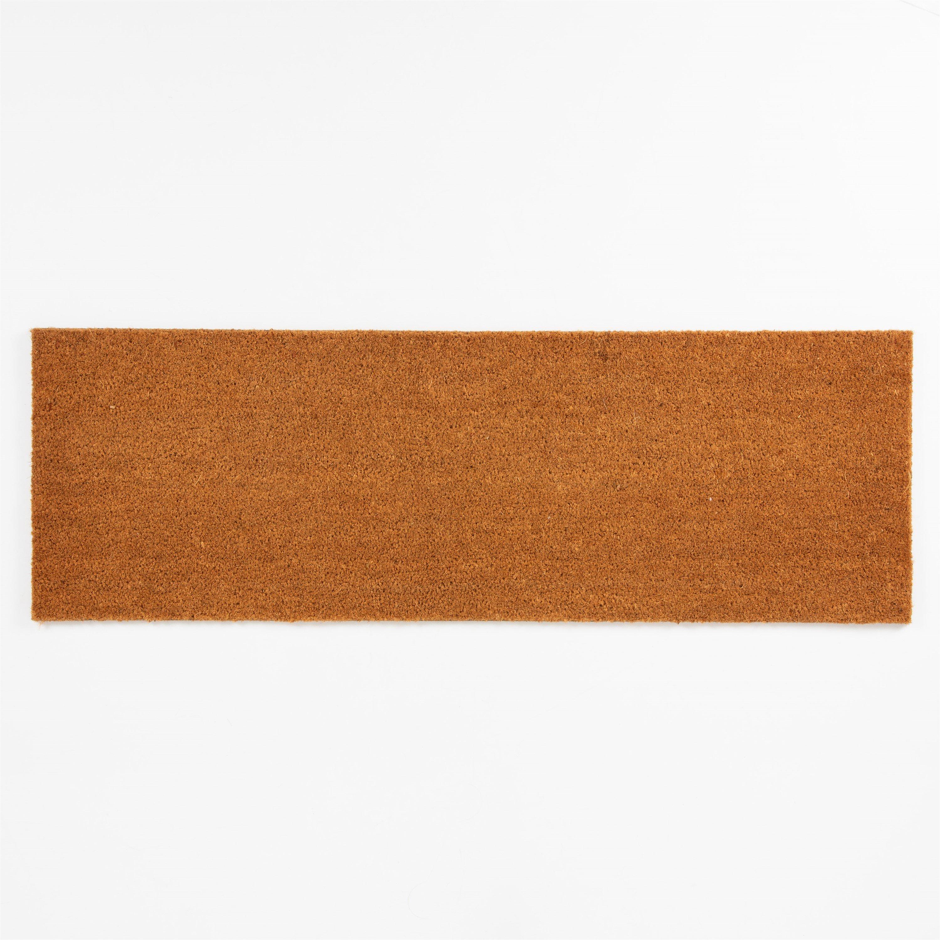 Natural - Arthouse - Astley Plain PVC Backed Coir 40x120cm Door - 1