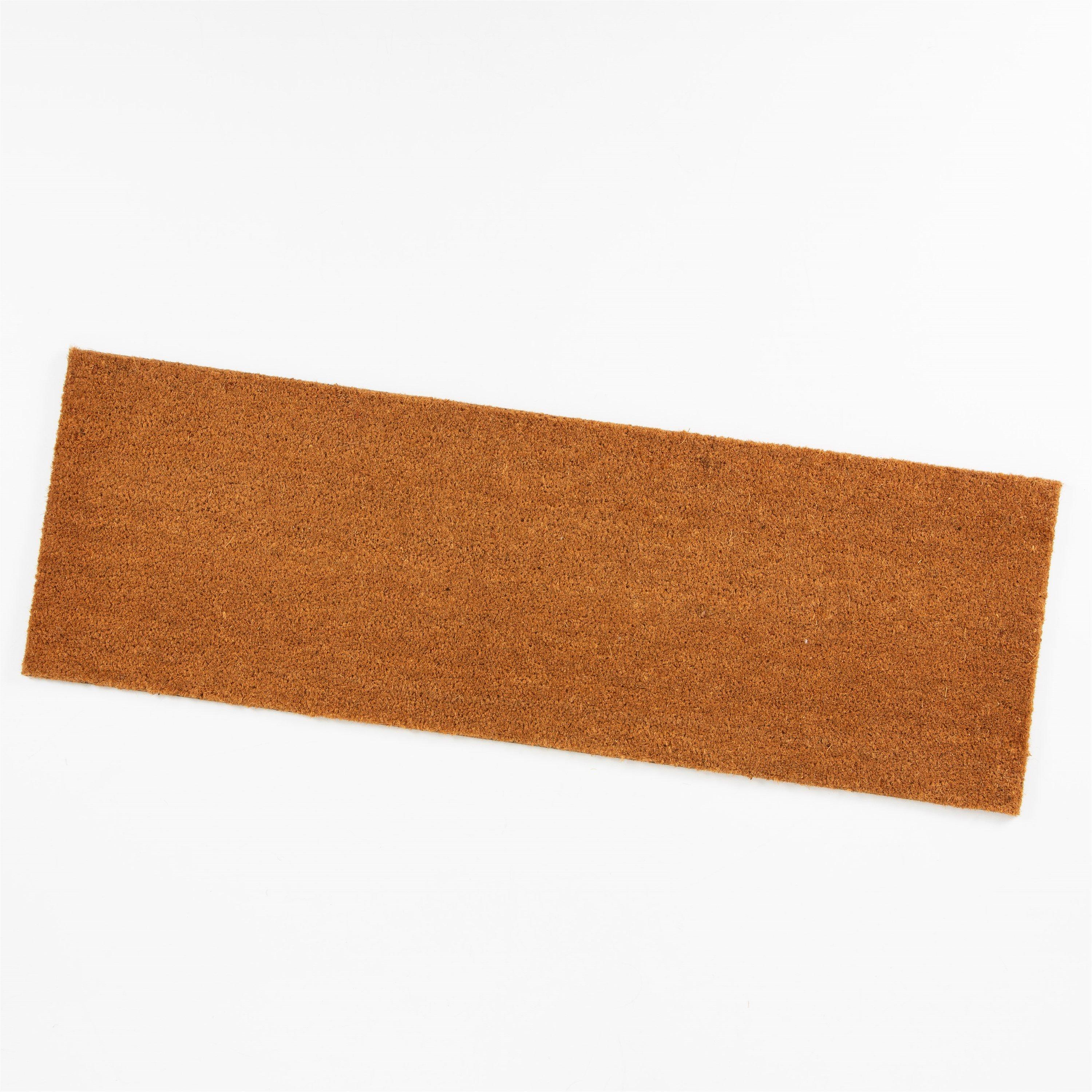 Natural - Arthouse - Astley Plain PVC Backed Coir 40x120cm Door - 2