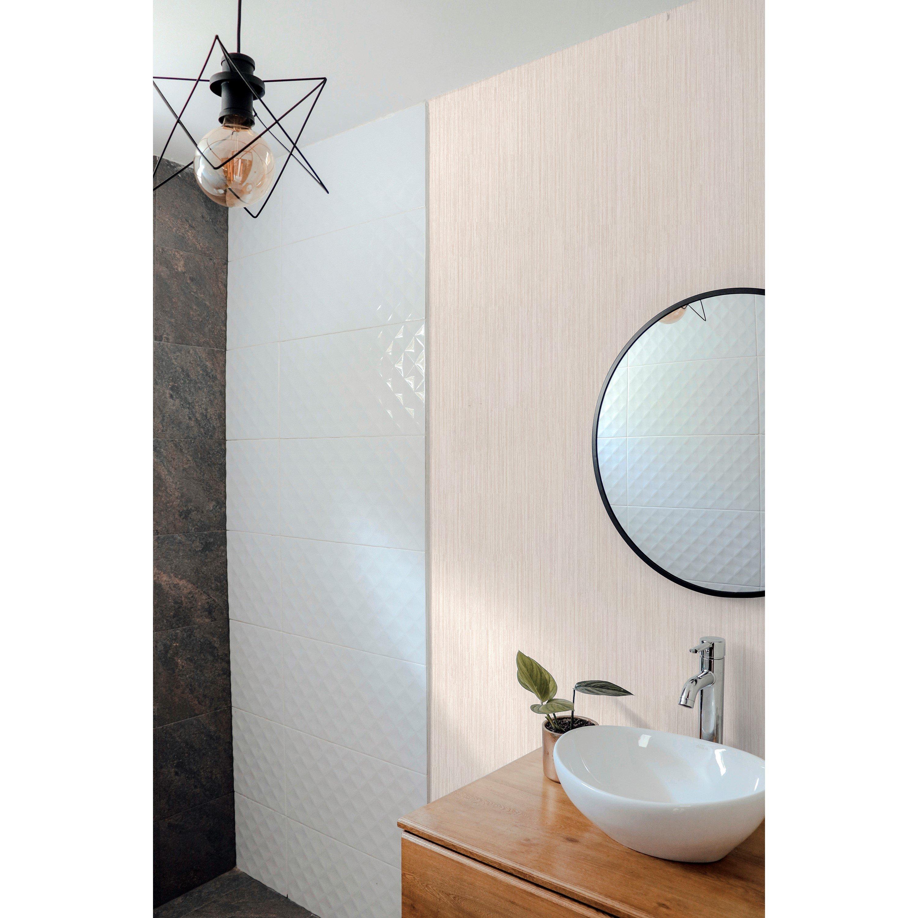 Pink - Arthouse - Diamond Plain Blush sw12 - 4