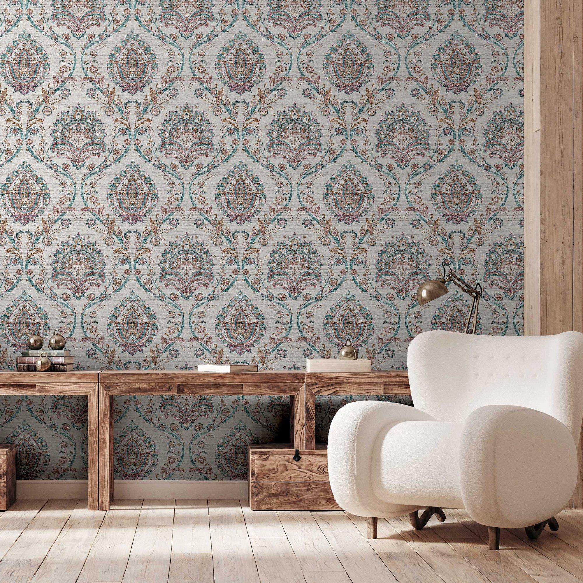 Neutral - Arthouse - Fantastical Damask Multi sw12 - 4