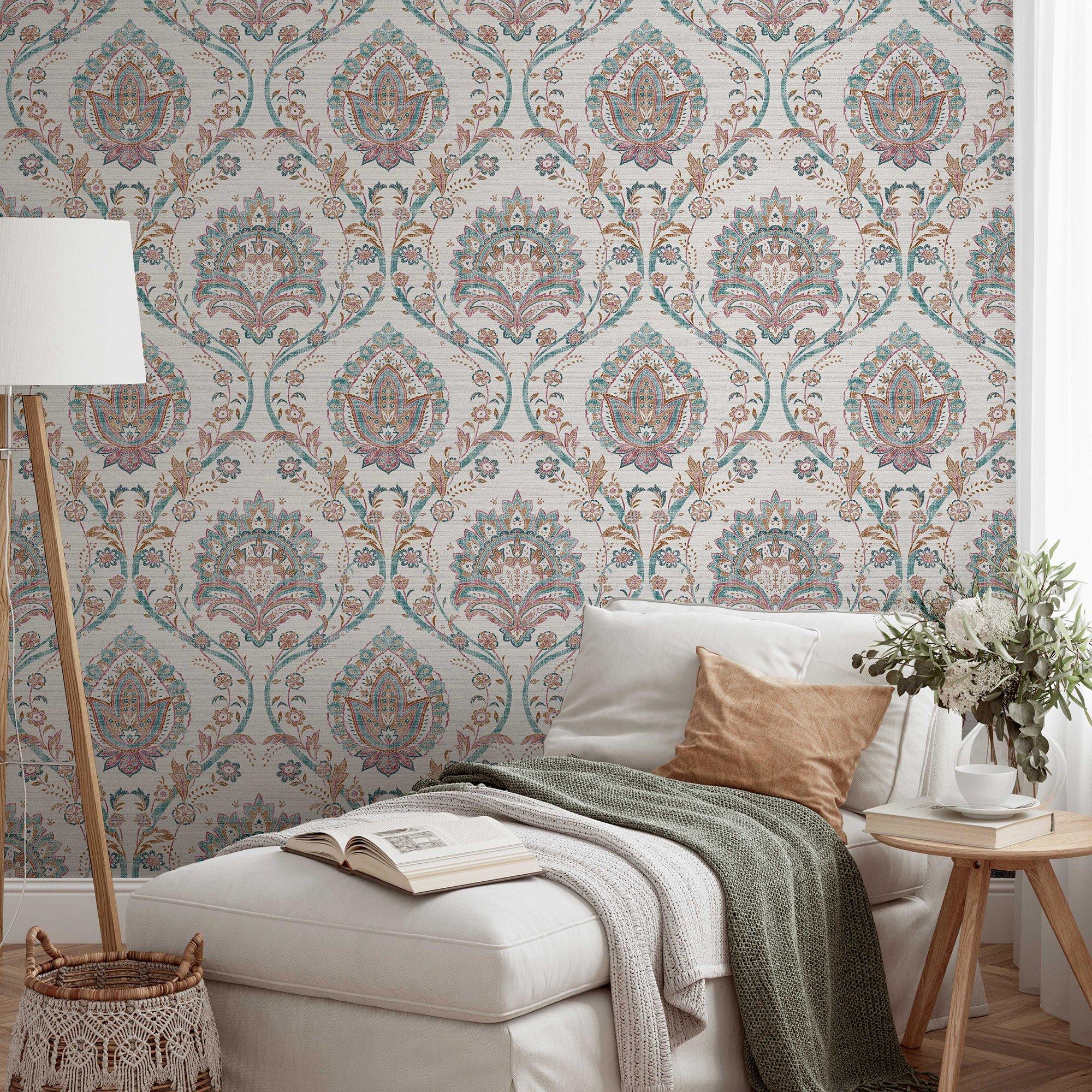 Neutral - Arthouse - Fantastical Damask Multi sw12 - 5