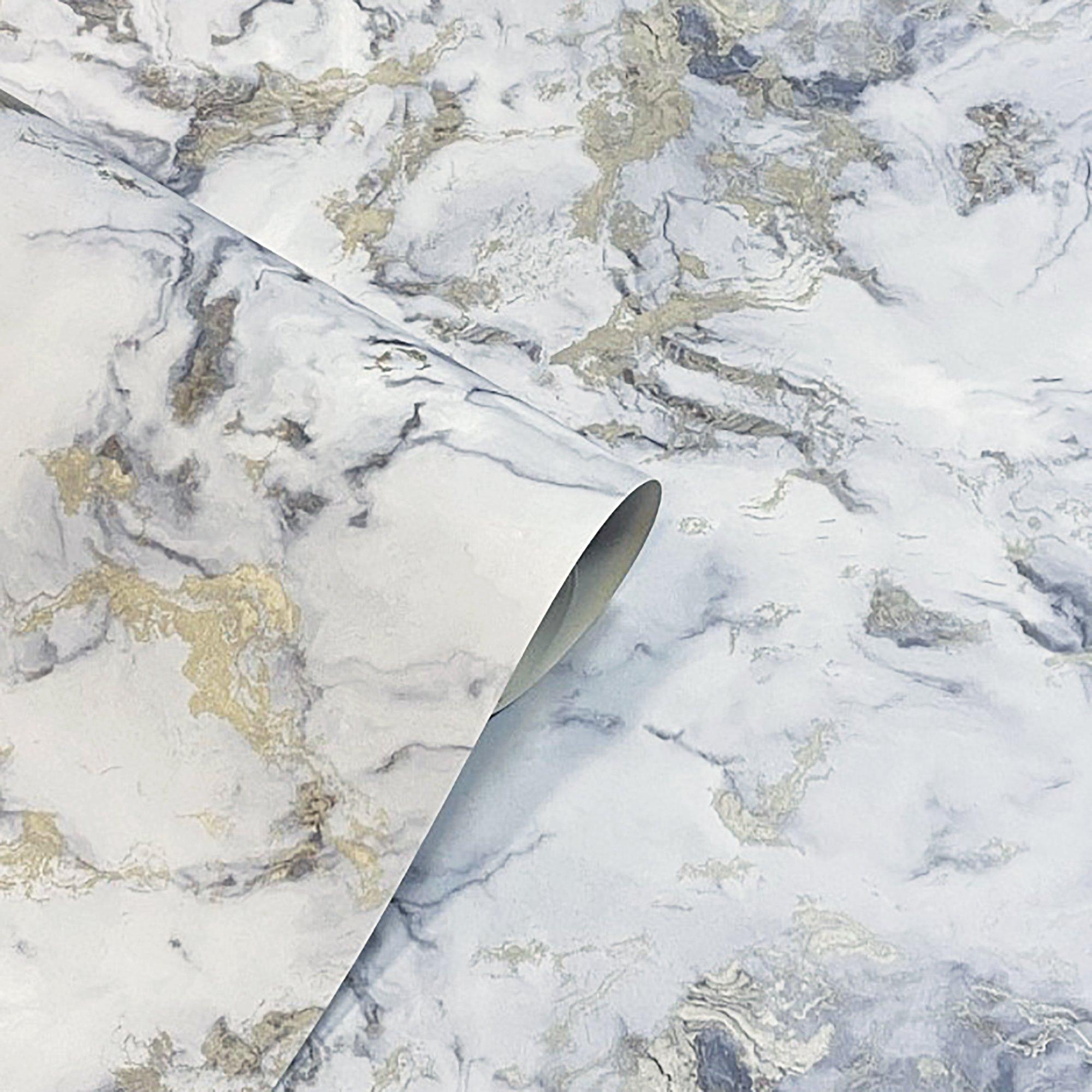 Grey & Gold - Arthouse - Bahia Marble Mono Gold sw12 - 2
