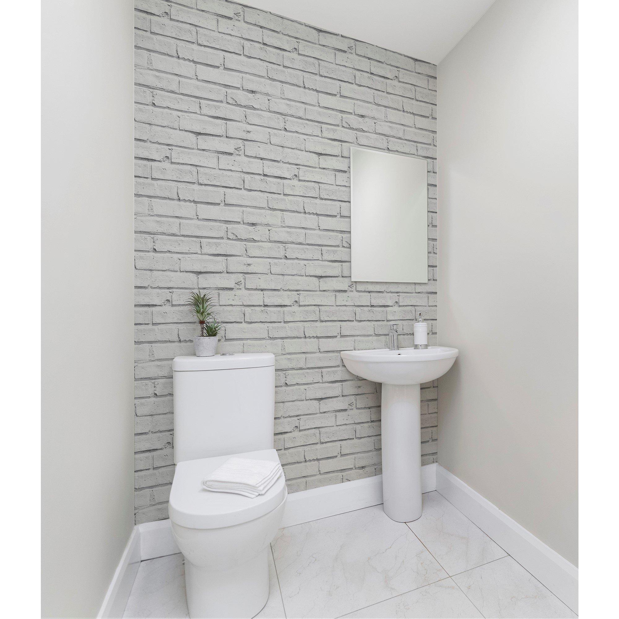 White/Off White - Arthouse - White Brick sw12 - 5