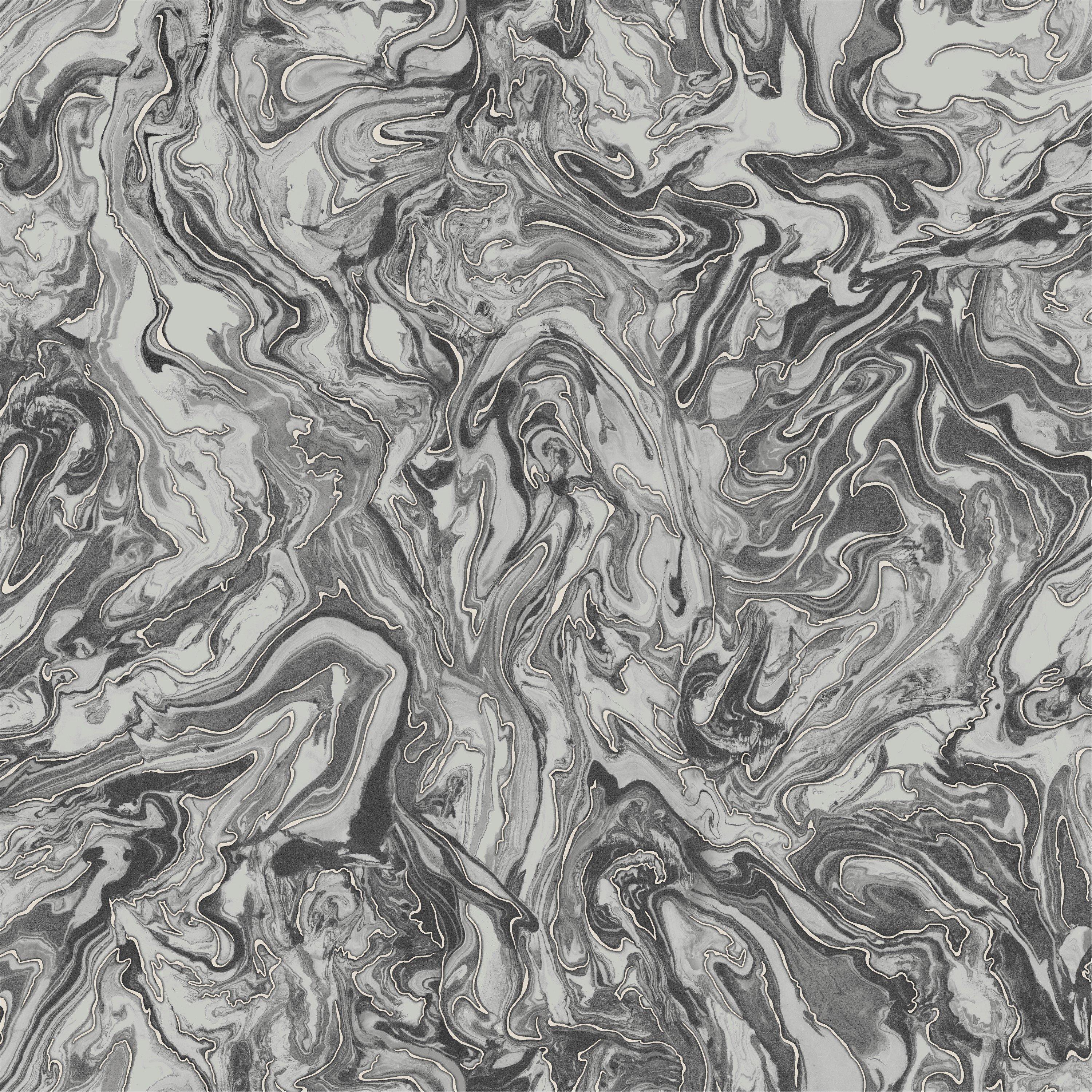 Charcoal - Arthouse - Liquid Marble Charcoal sw12 - 8
