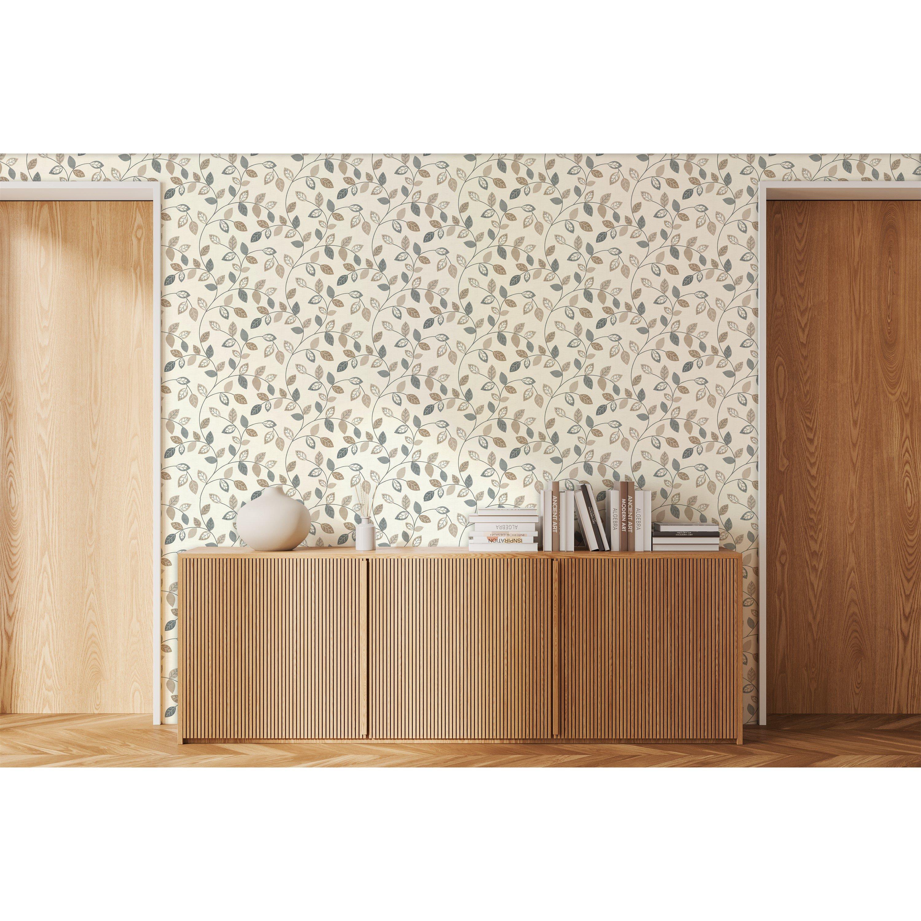 Natural - Arthouse - Japandi Leaf Trail Natural sw12 - 5