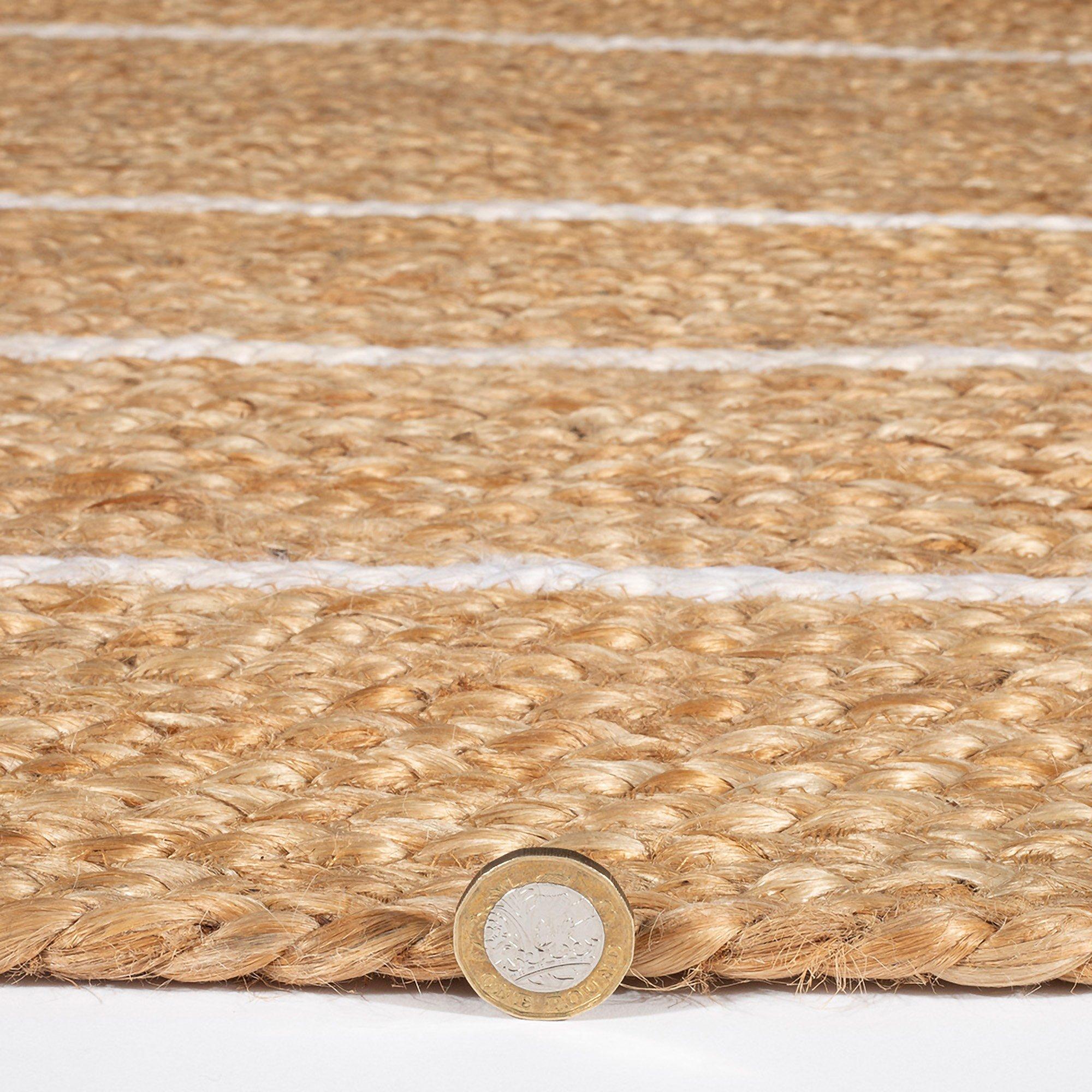 Natural - Esselle - Prestbury Border Handbraided 120x170cm Natural Rug - 2