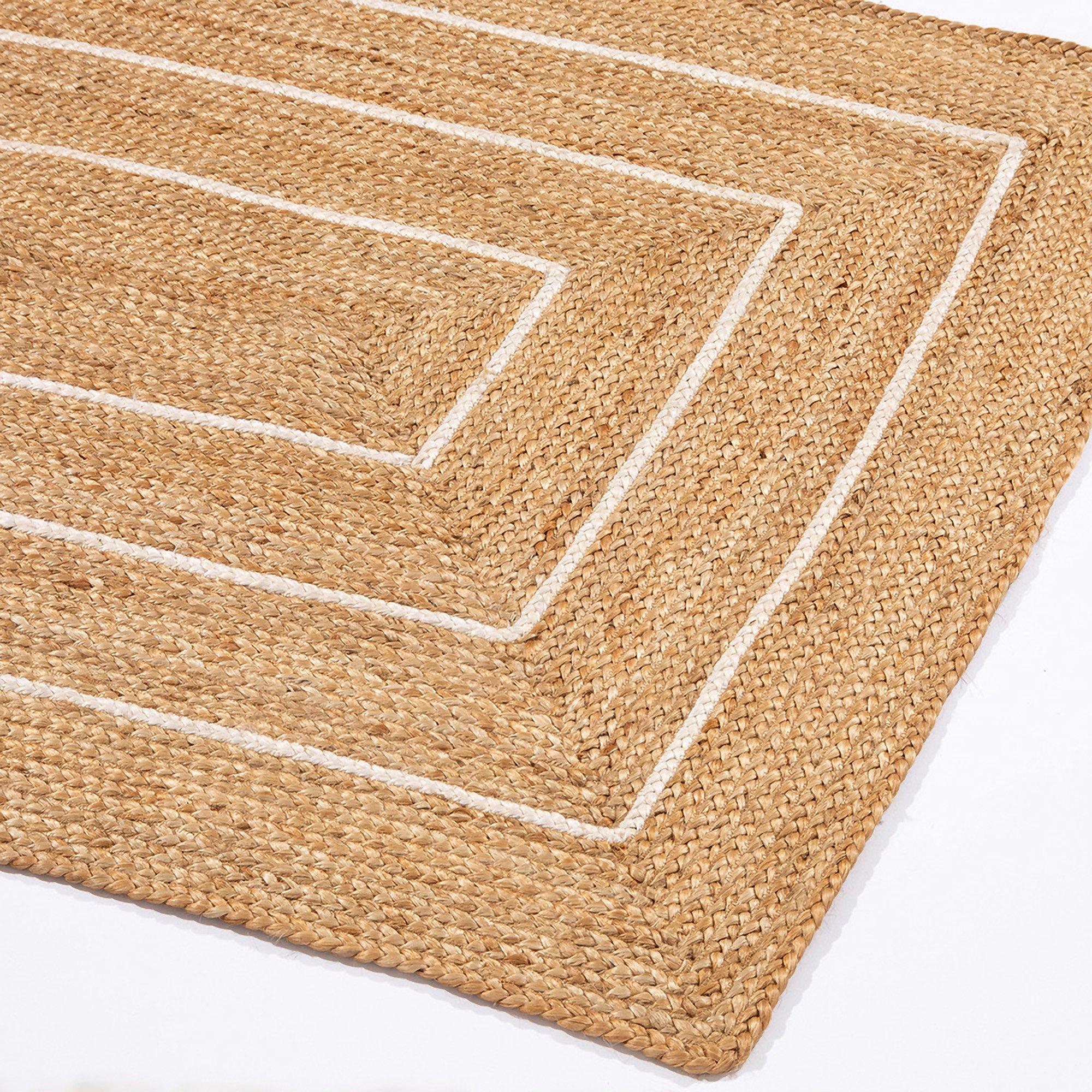 Natural - Esselle - Prestbury Border Handbraided 120x170cm Natural Rug - 3