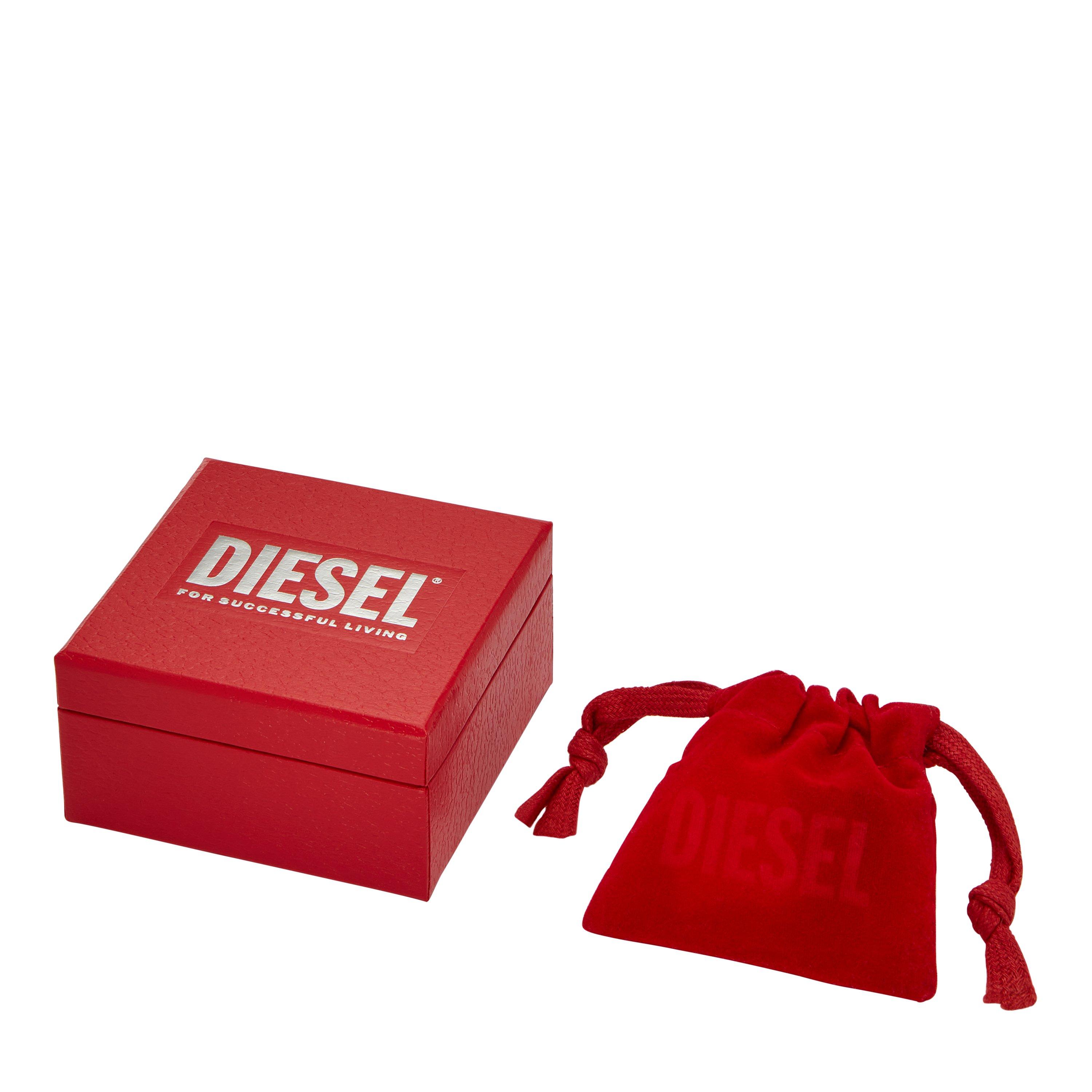 Black - Diesel - Leather Stackable Bracelet - 3