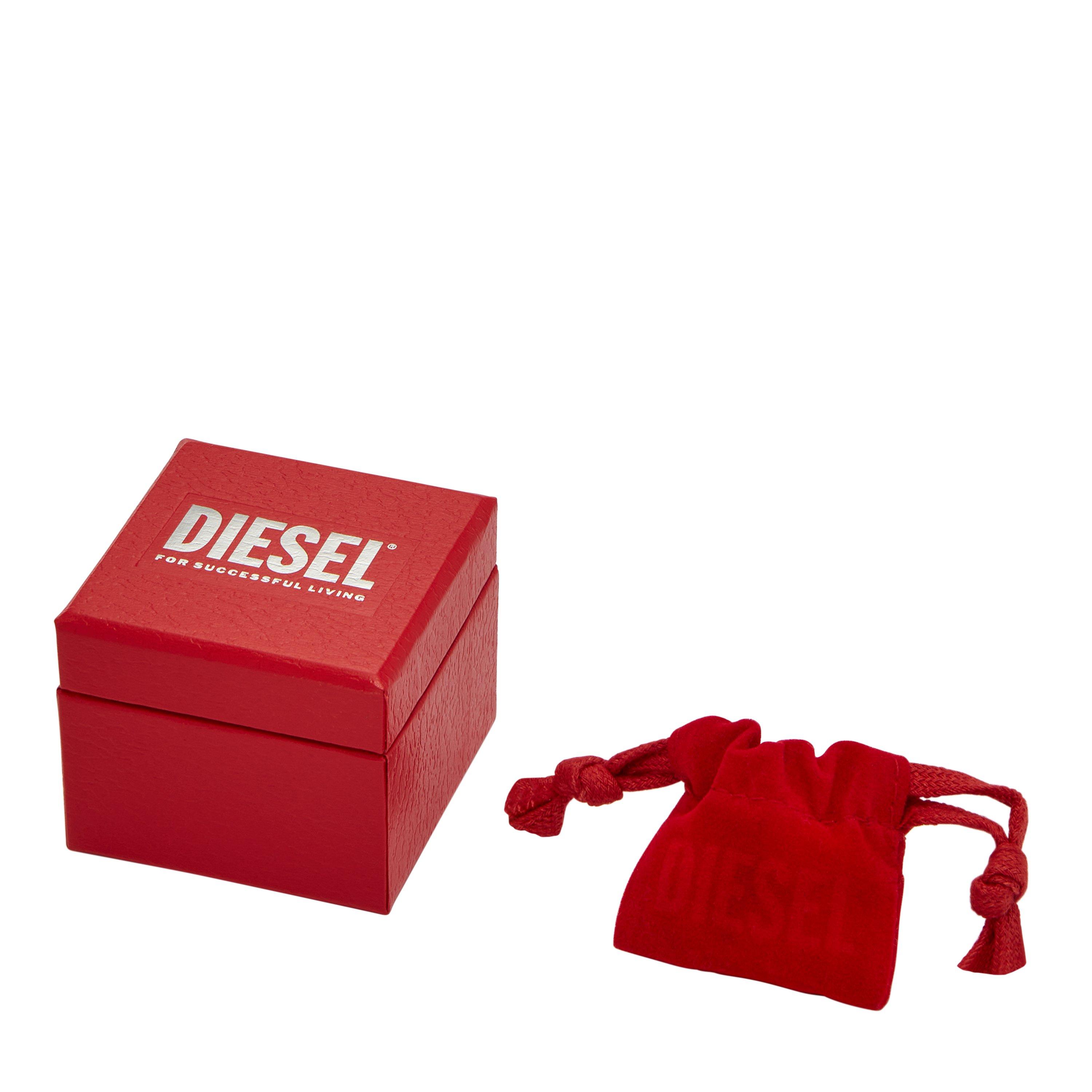 Black - Diesel - Black Stainless Steel Stud Earring DX1539001 - 3